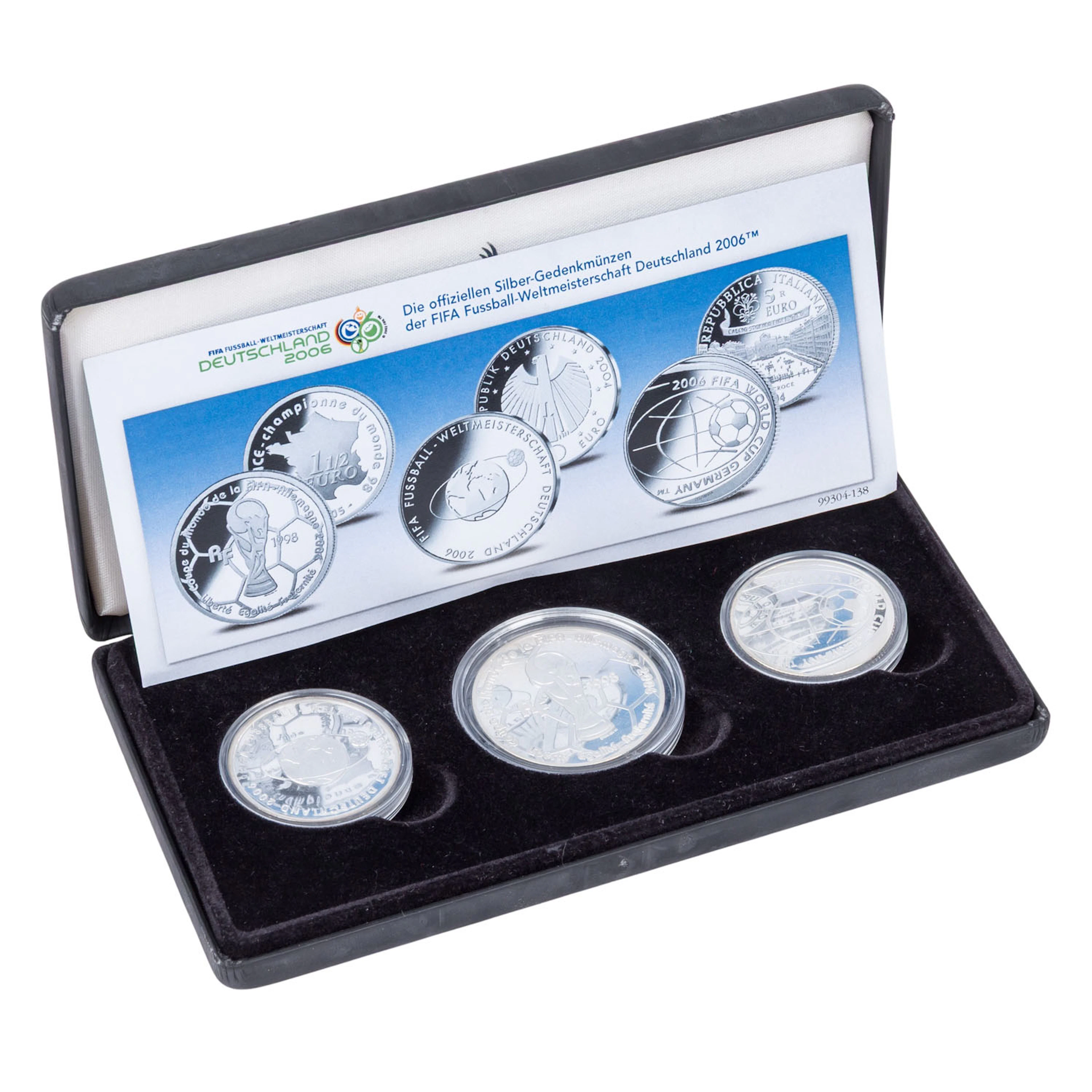 Kleines Set BRD - FIFA WM 2006 Silber-Gedenkmünzen