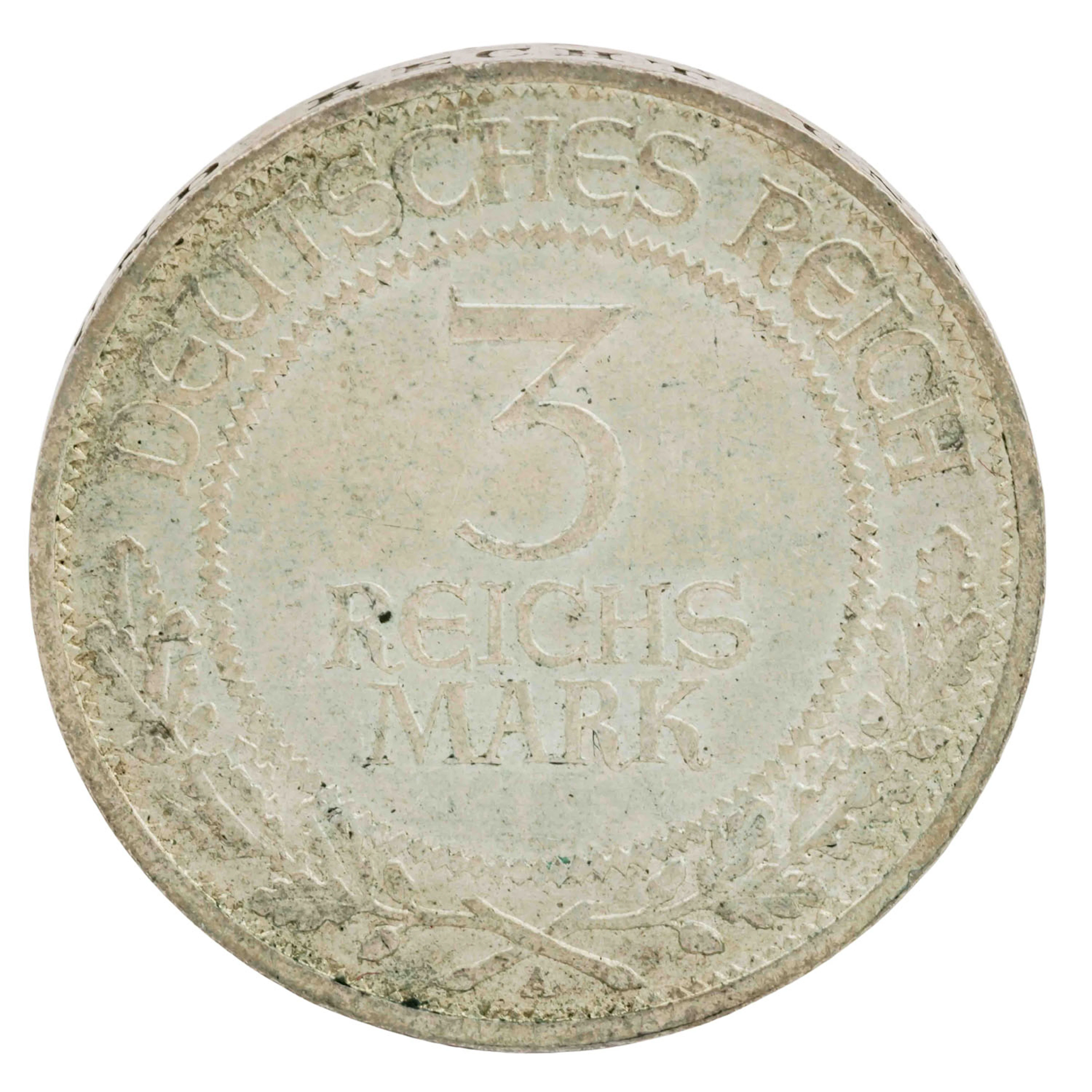 Weimarer Republik/SILBER 3 Reichsmark 1926/A "700 Jahre Reichsfreiheit Lübeck"