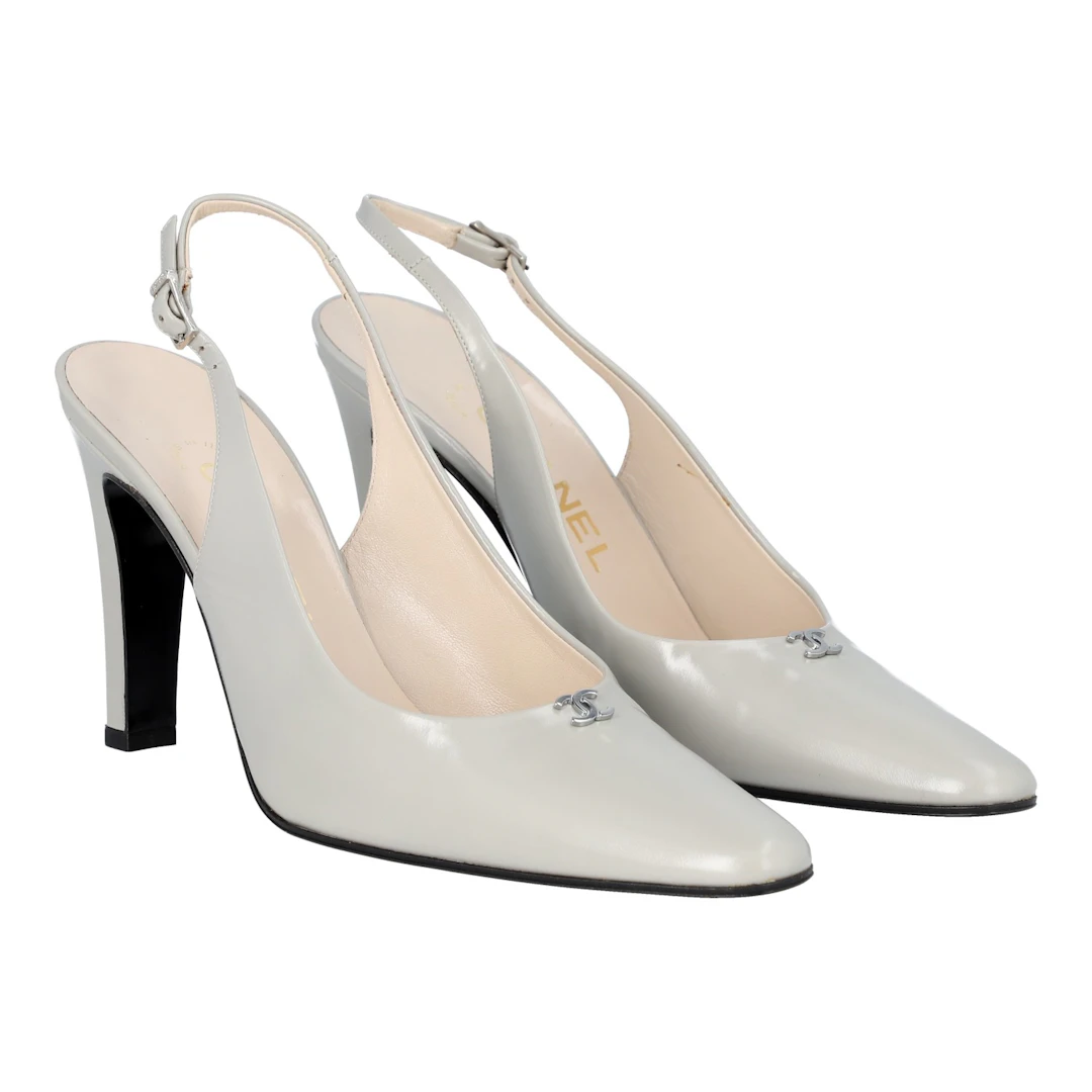 CHANEL VINTAGE Pumps, Gr. 38,5.