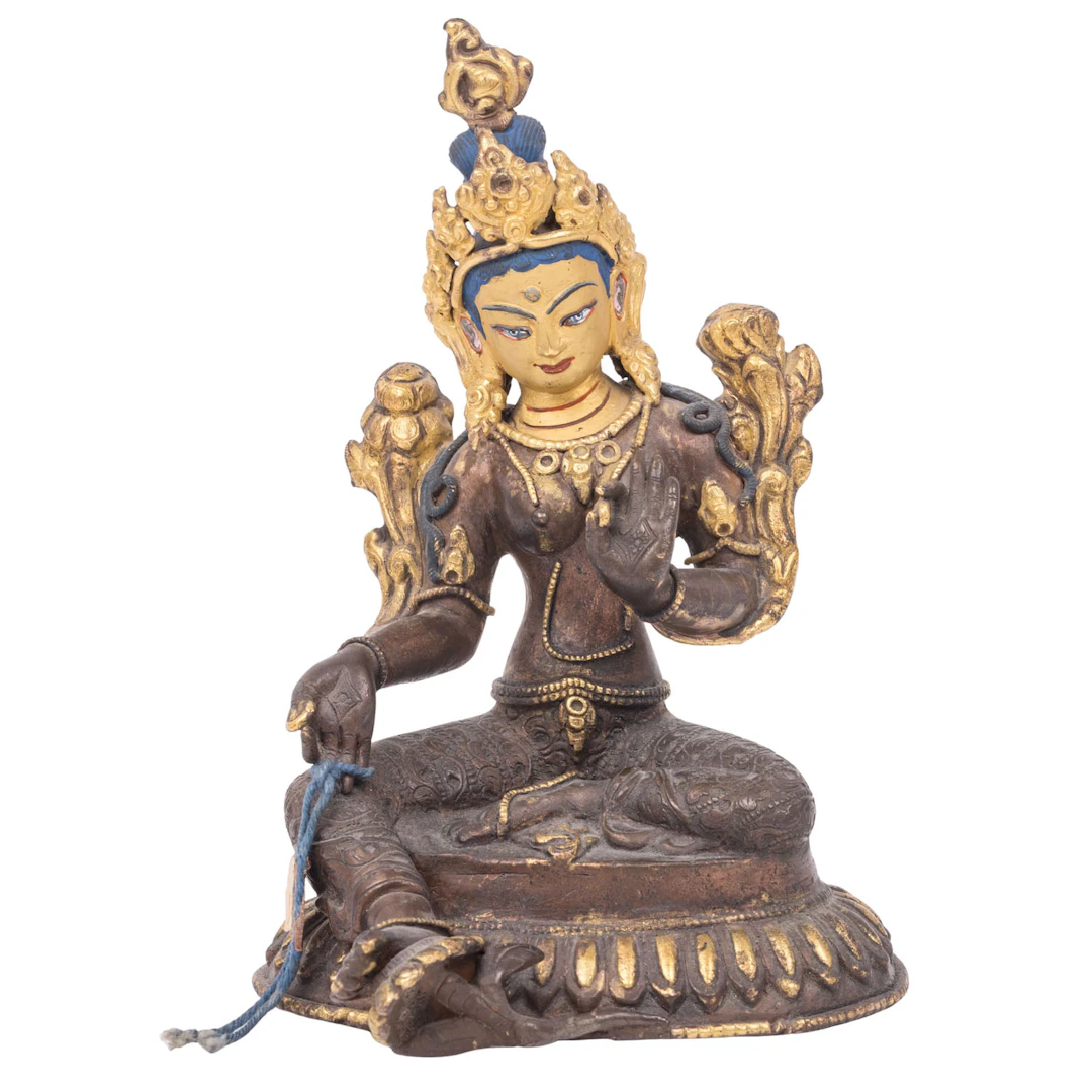 Bronze der Tara. NEPAL, 19. Jh. oder früher.