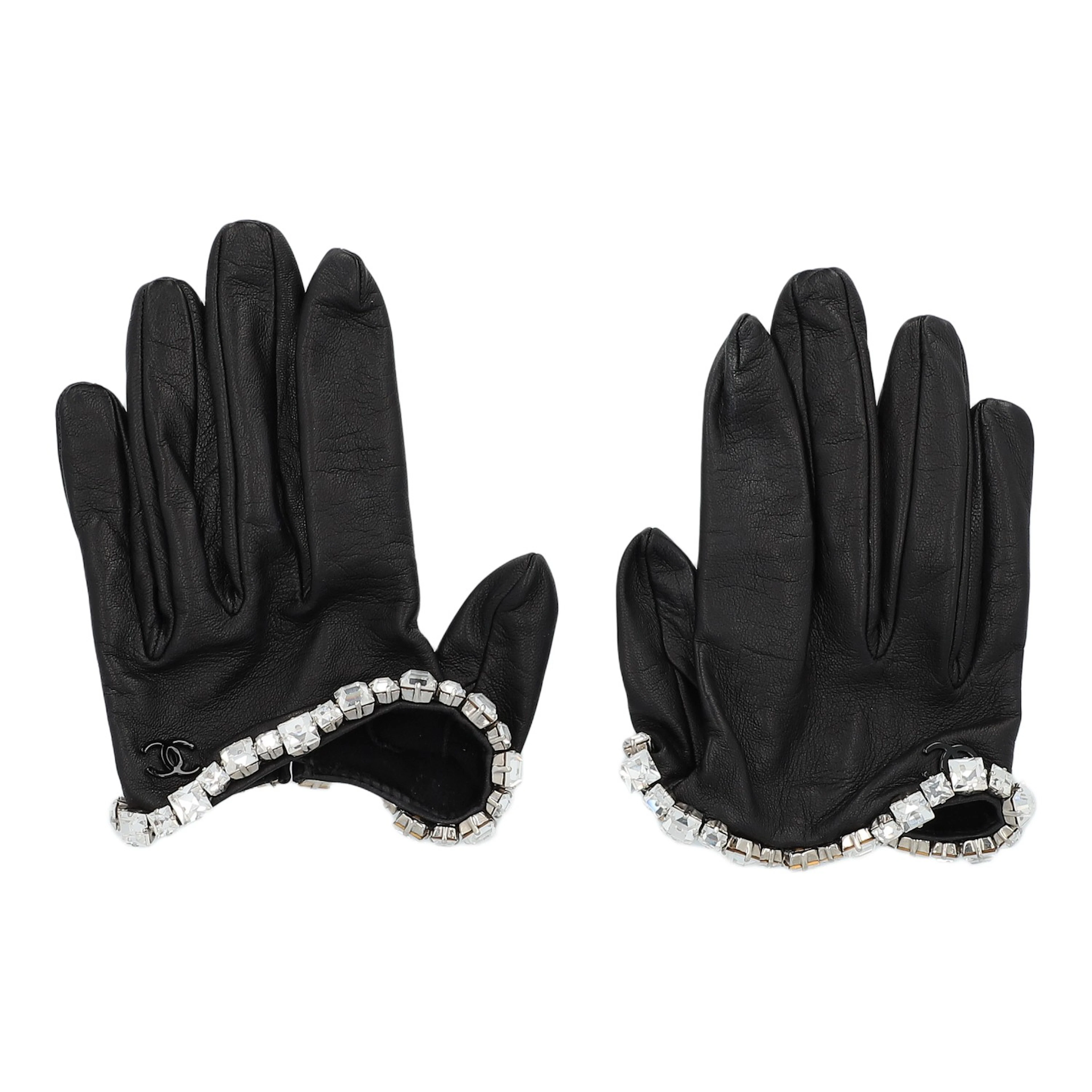 CHANEL Handschuhe, Gr. 7.
