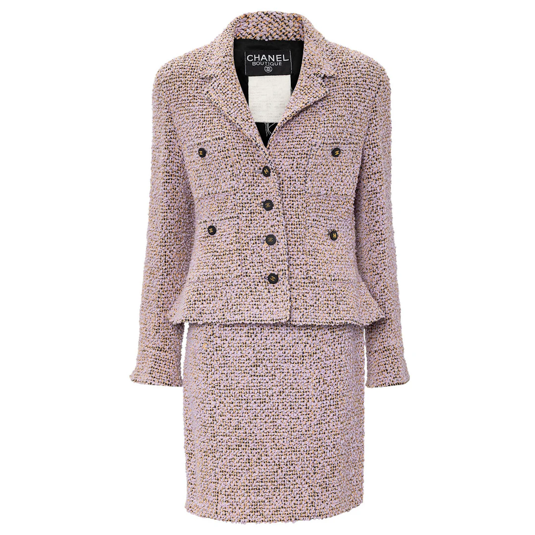 CHANEL BOUTIQUE VINTAGE Kostüm, Gr. ca. 38/40, Koll.: A1994.