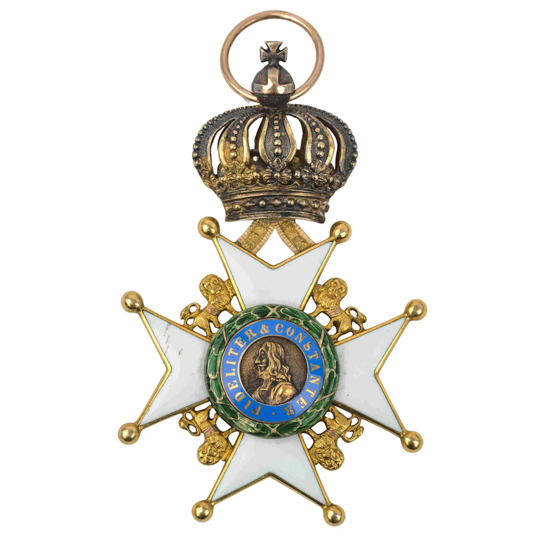 Herzoglich Sachsen-Ernestinischer Hausorden Ritterkreuz, 1. Klasse