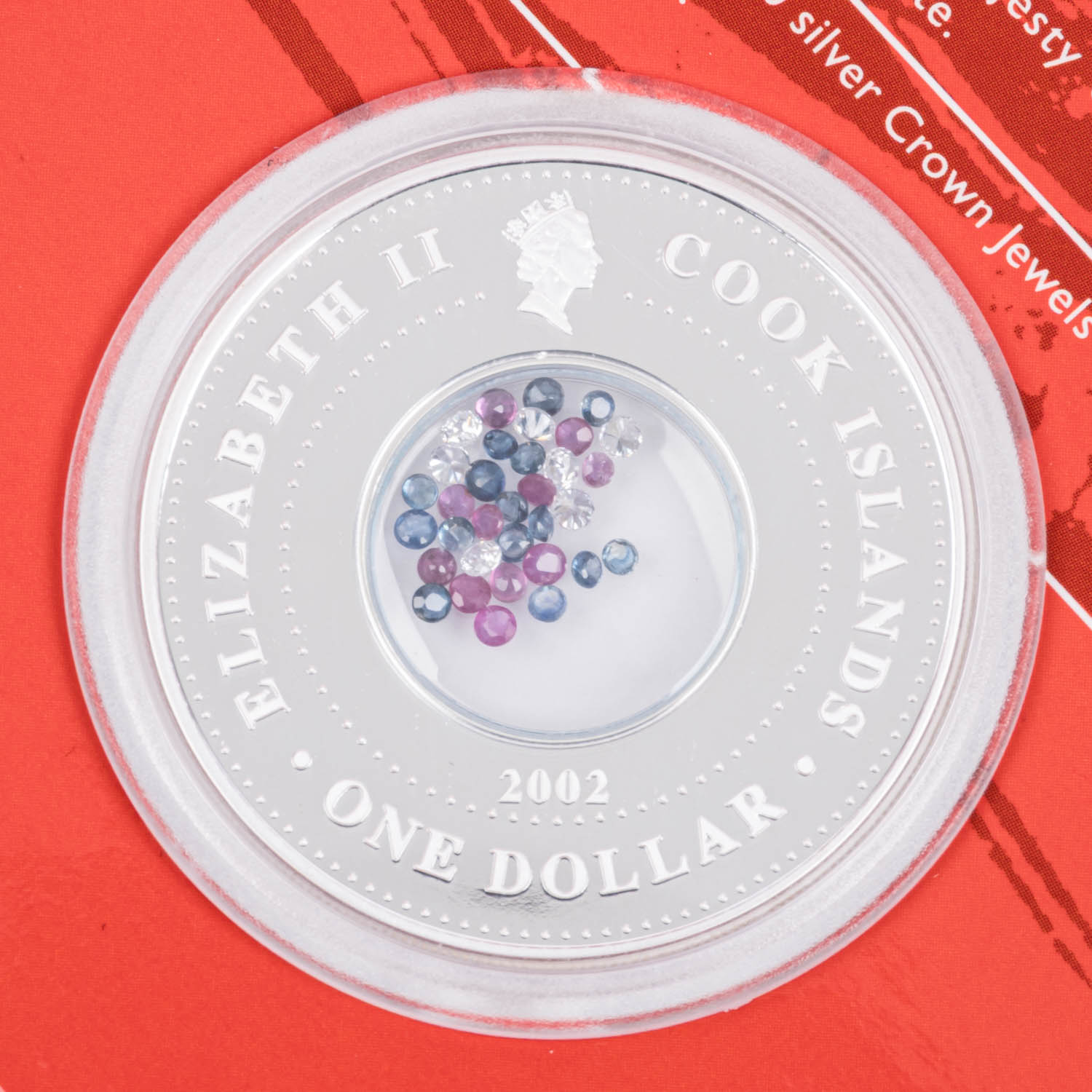 Cook Inseln - NZD Dollar mit den Crown Jewels, 1,5 Karat