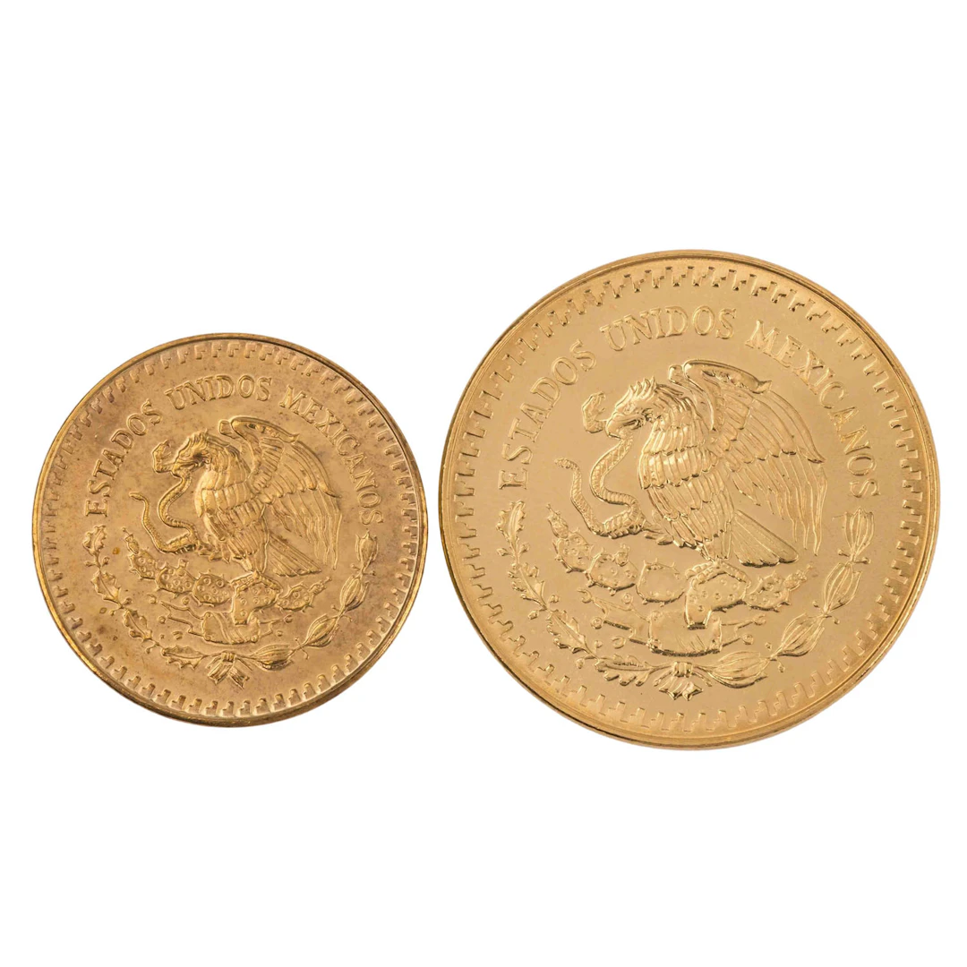 Mexico/GOLD - 1x 500 Pesos 1985 & 1x 250 Pesos 1985