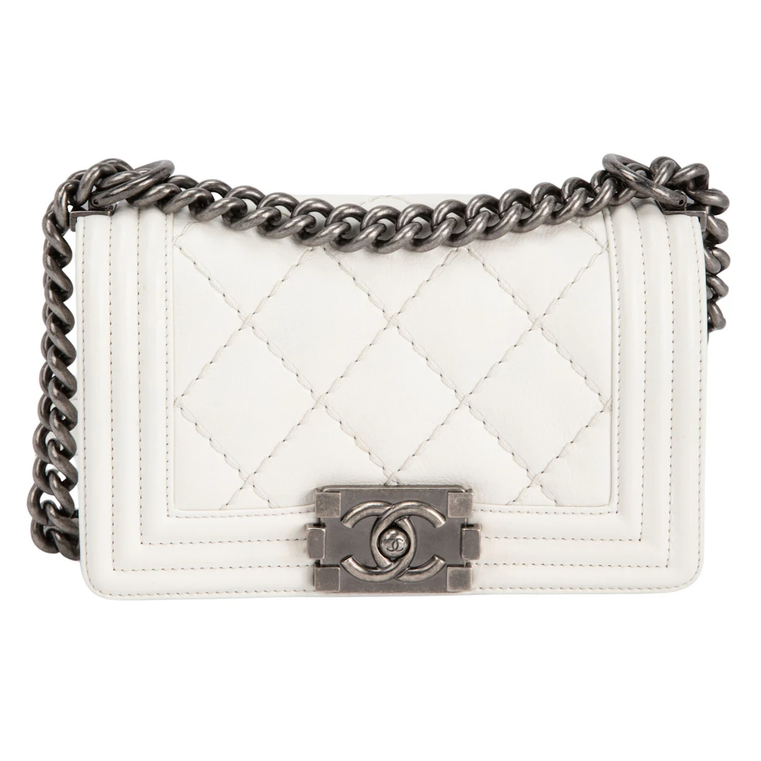 CHANEL Schultertasche "BOY", Koll.: 2013/14.