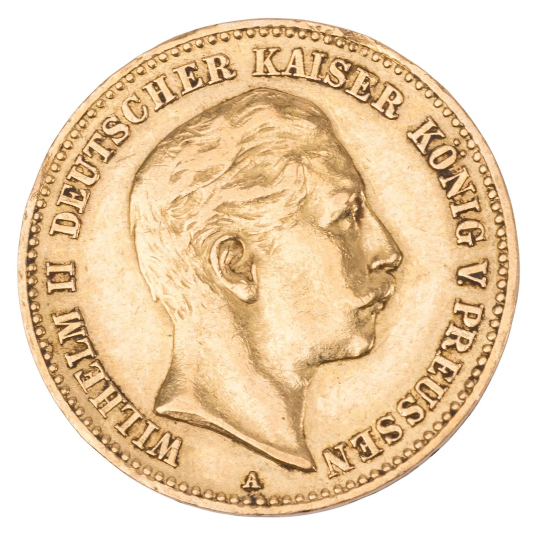 Dt. Kaiserreich/GOLD - 10 Mark 1910 Wilhelm II Preussen