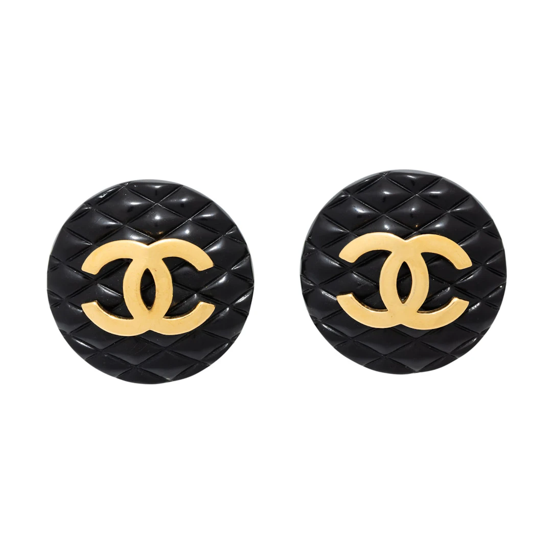CHANEL VINTAGE Ohrclips, 70er/80er Jahre.