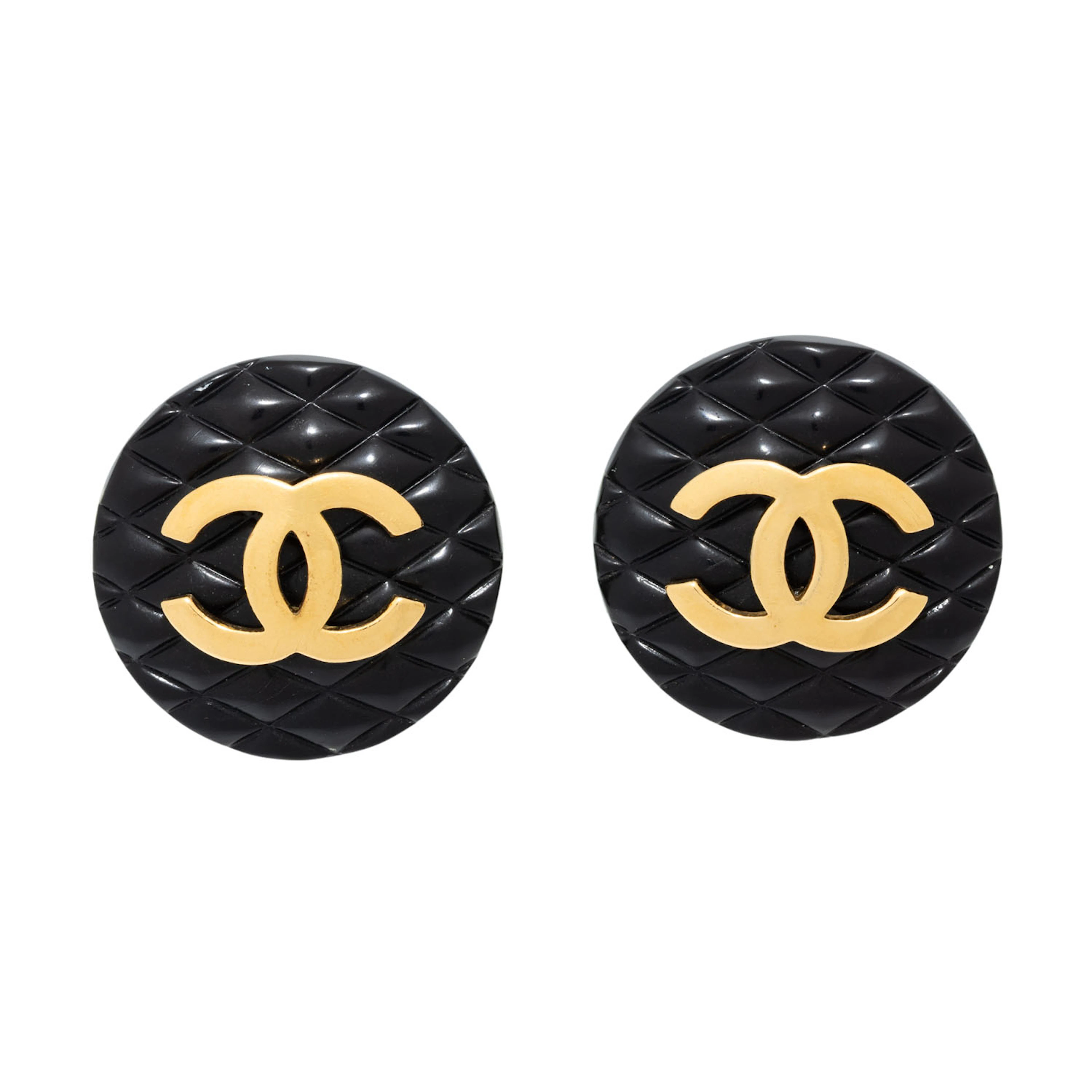 CHANEL VINTAGE Ohrclips, 70er/80er Jahre.