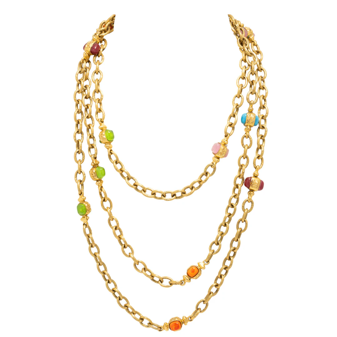 CHANEL VINTAGE Halskette, Koll. 1984 - 1992.