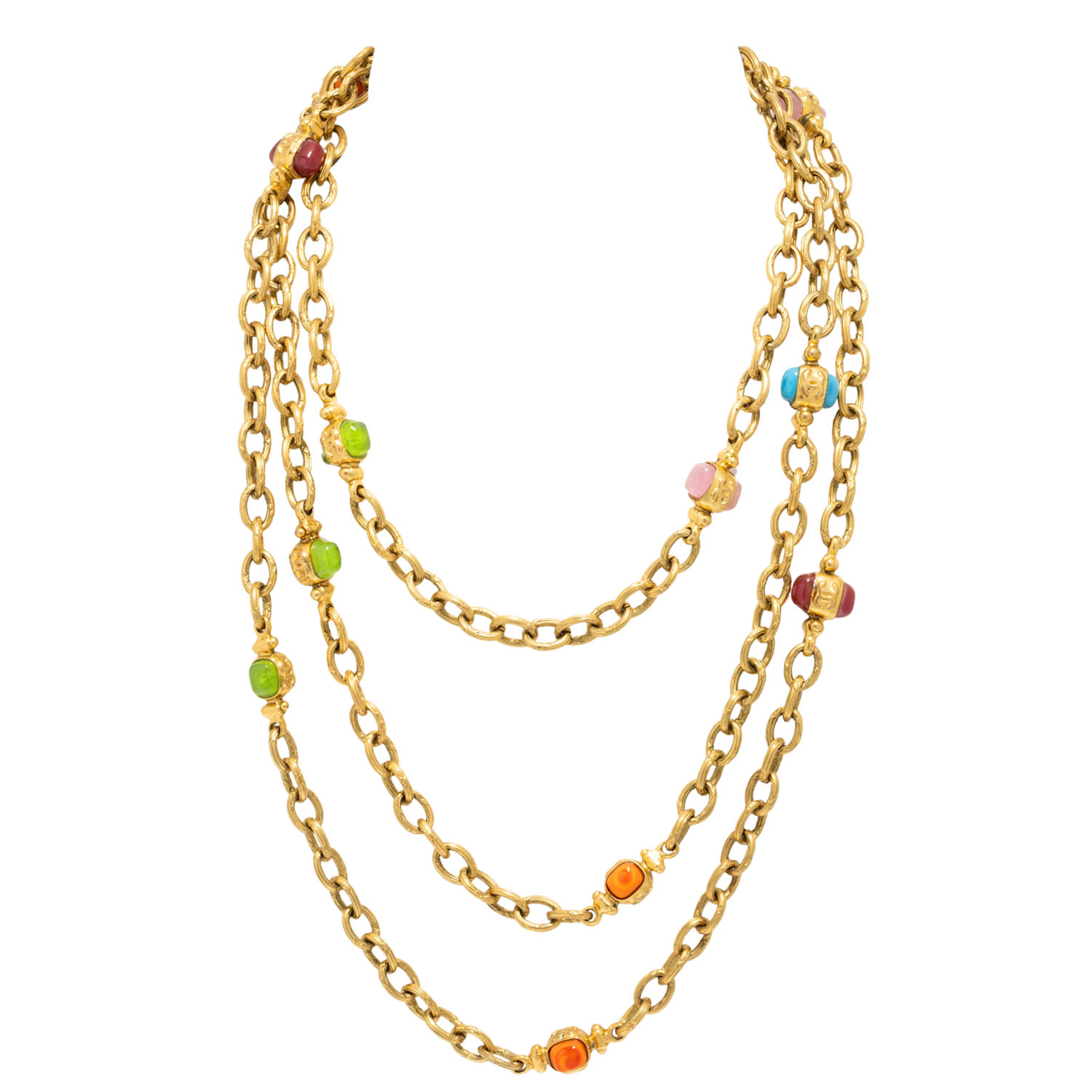 CHANEL VINTAGE Halskette, Koll. 1984 - 1992.