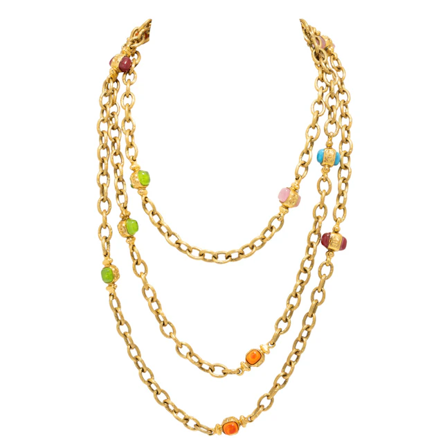 CHANEL VINTAGE Halskette, Koll. 1984 - 1992.