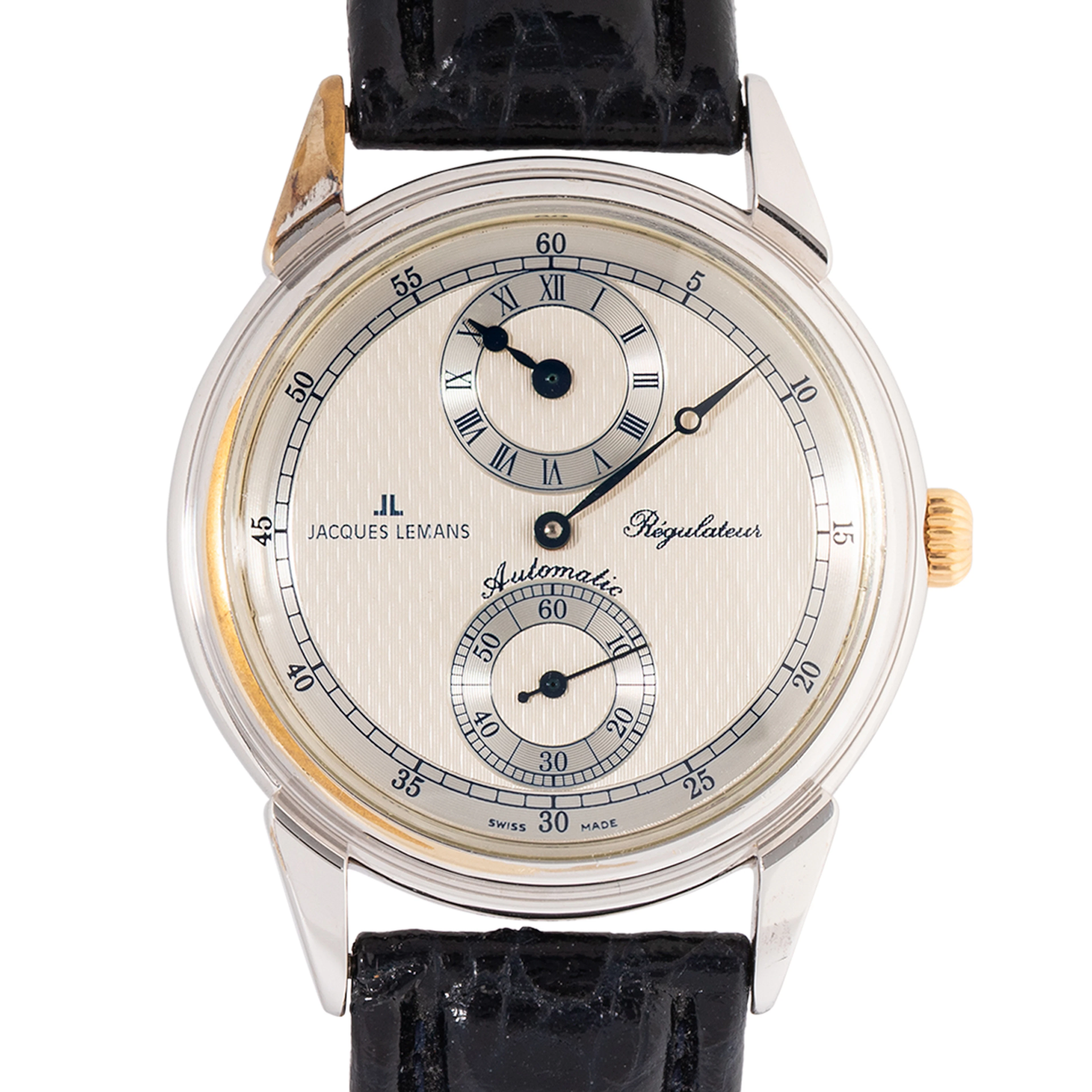 JACQUES LEMANS Regulateur Limited Edition Ref 528 Herrenuhr. Ca. 90er Jahre.