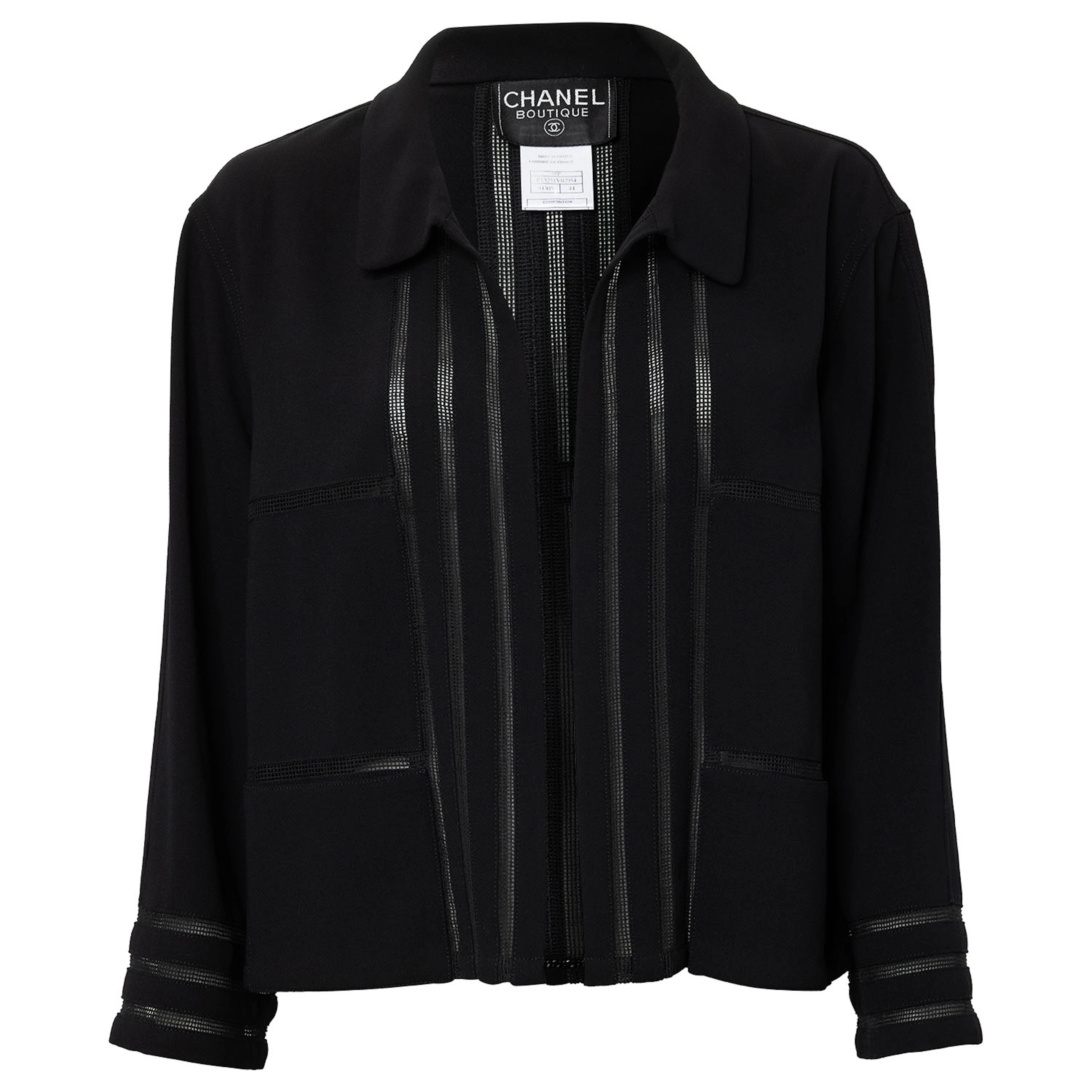 CHANEL BOUTIQUE VINTAGE Jacke, Gr. 42 (fr. 44), Koll.: P1999.