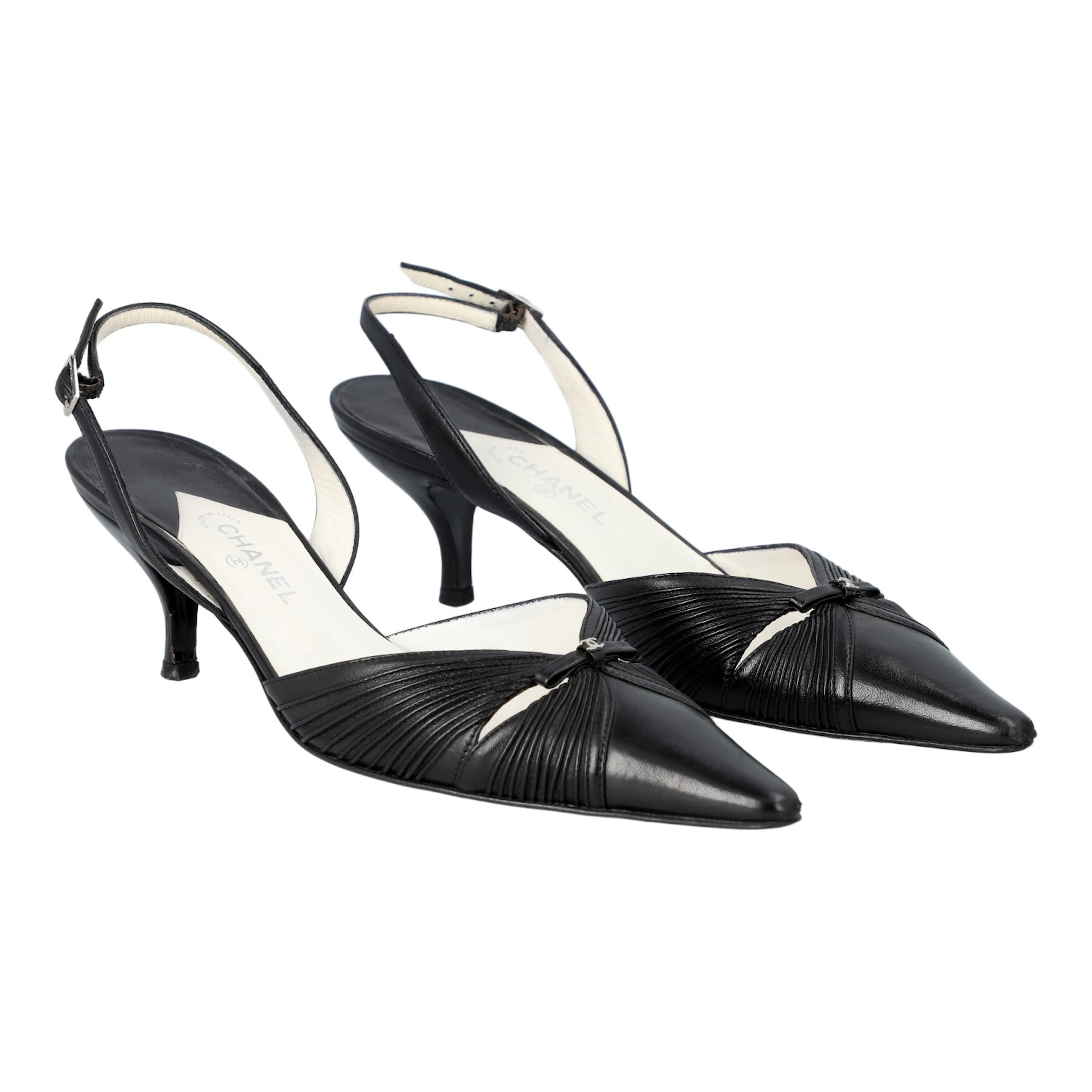 CHANEL VINTAGE Pumps, Gr. 38,5.