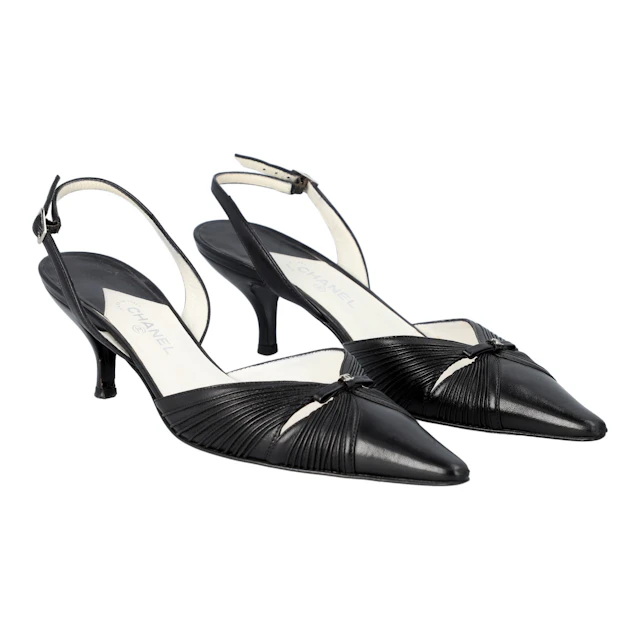 CHANEL VINTAGE Pumps, Gr. 38,5.