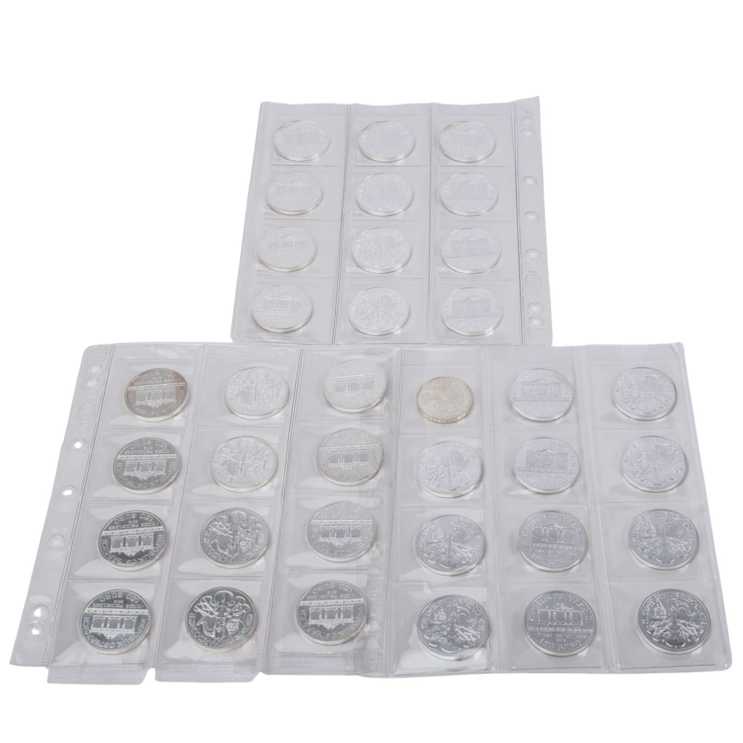 Österreich /SILBERLot - 35 x 1,50€ Wiener Philharmoniker à 1 oz 2012