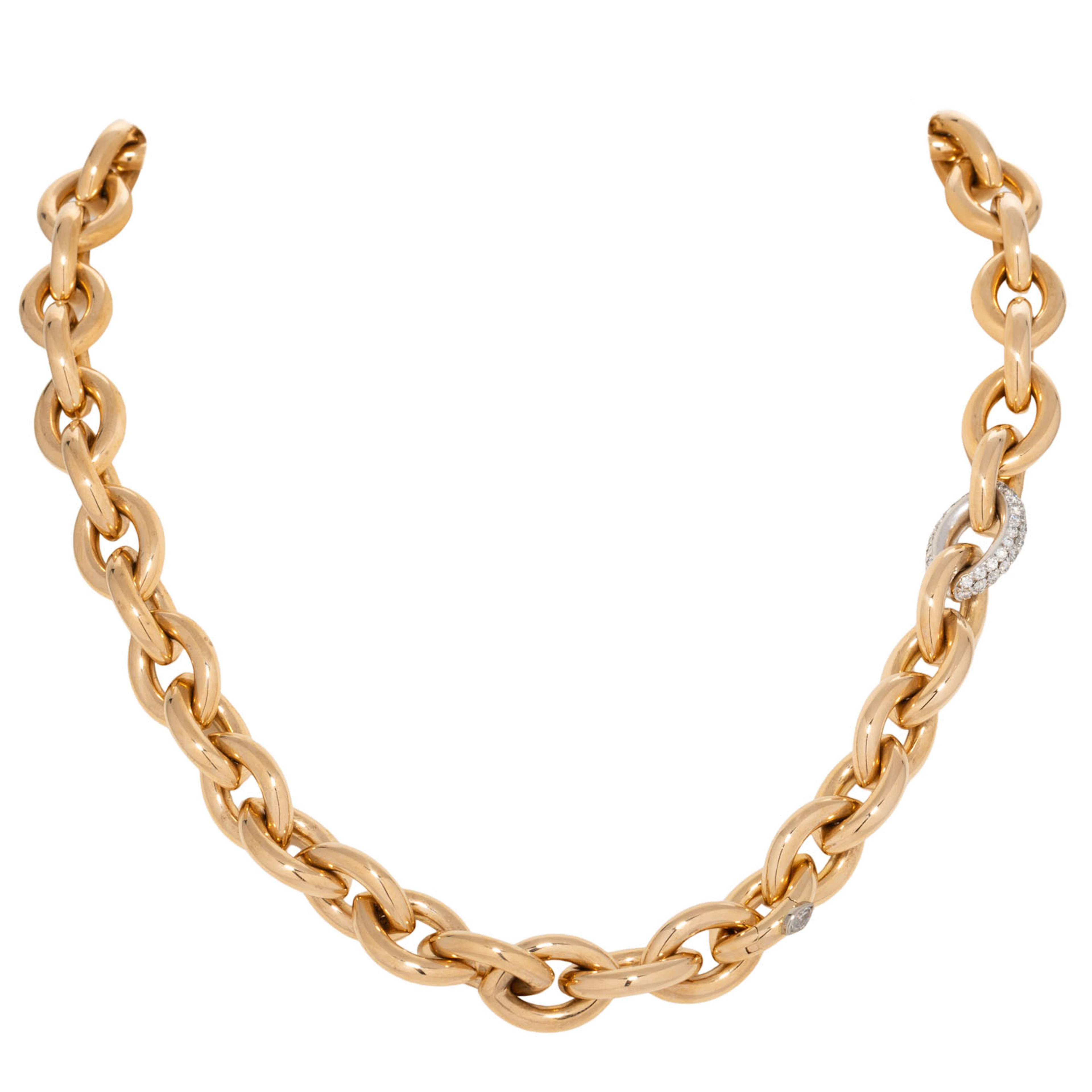 ISABELLEFA Collier "Navette 12 Pavé"