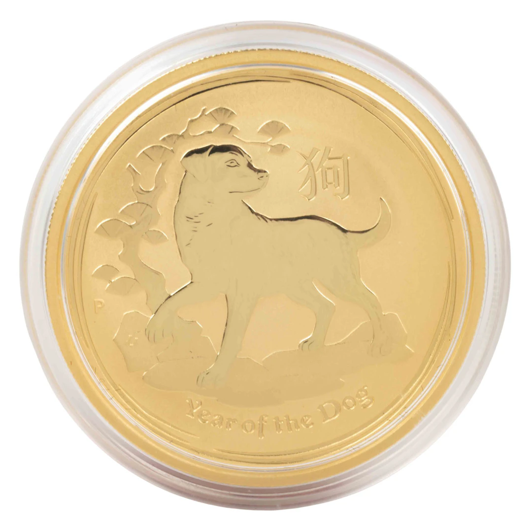 Australien /GOLD - 1 Unze Lunar-Serie II. 100$ 2018 (Hund)