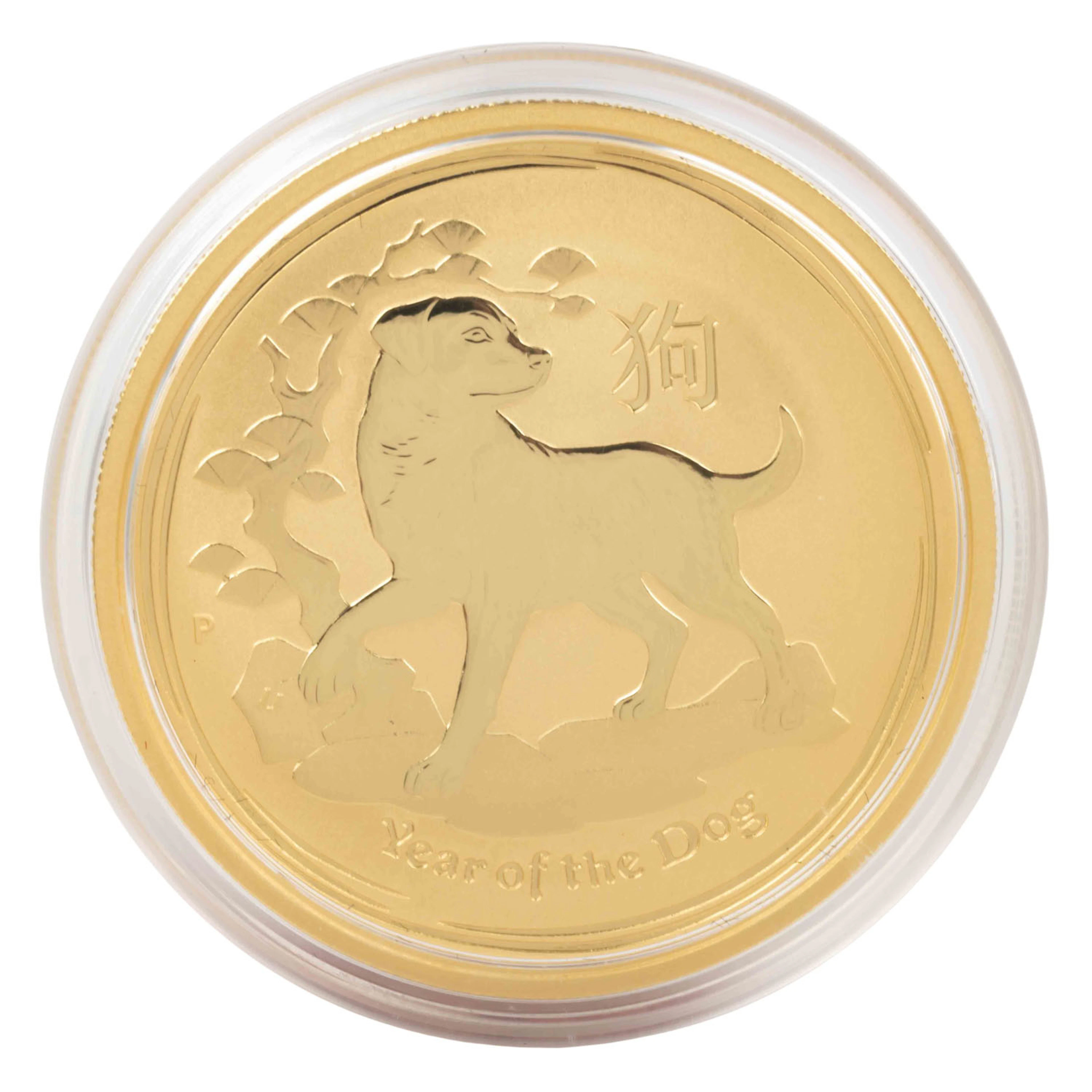 Australien /GOLD - 1 Unze Lunar-Serie II. 100$ 2018 (Hund)