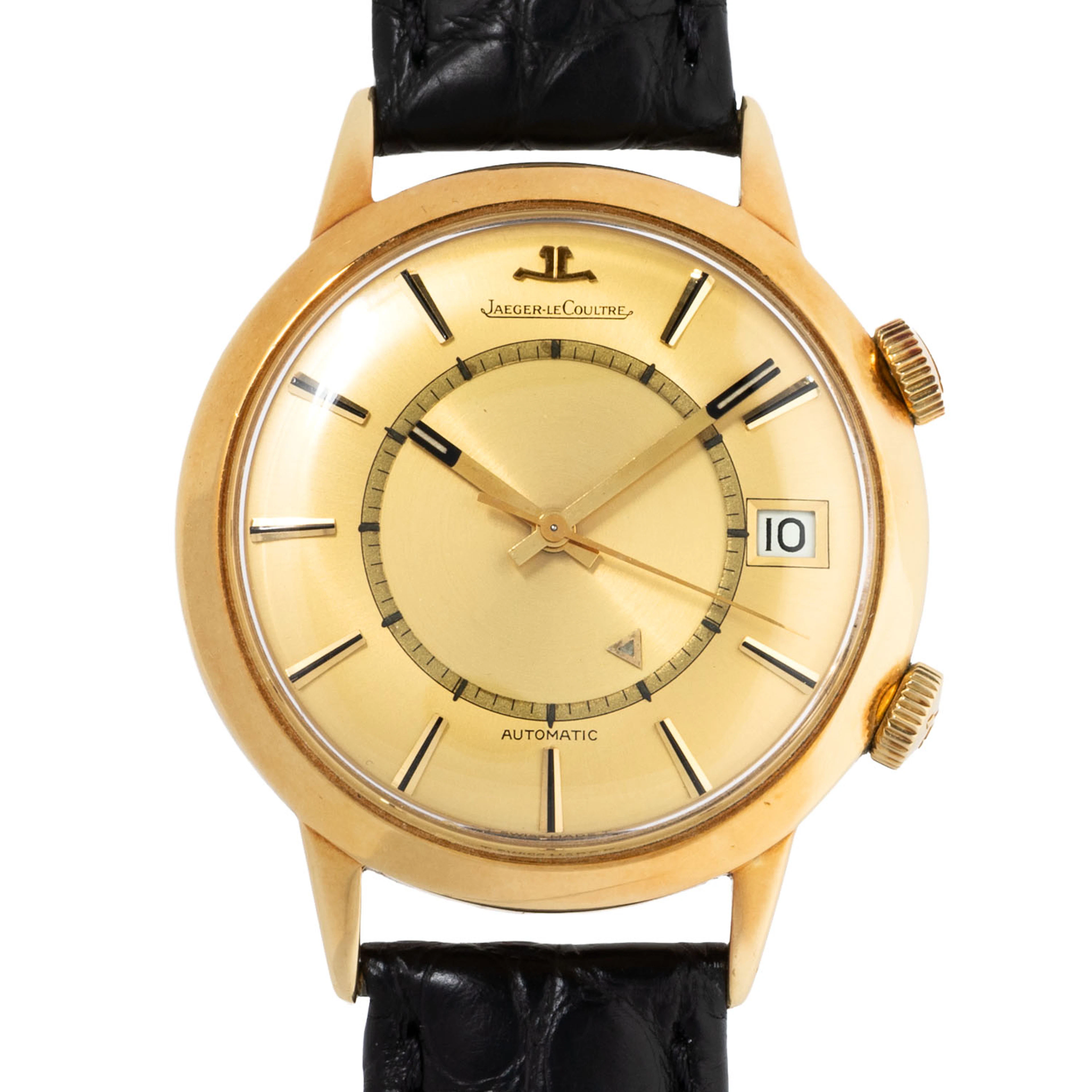 JAEGER-LeCOULTRE Vintage "Memovox Automatic Calendrier", Ref. E855.