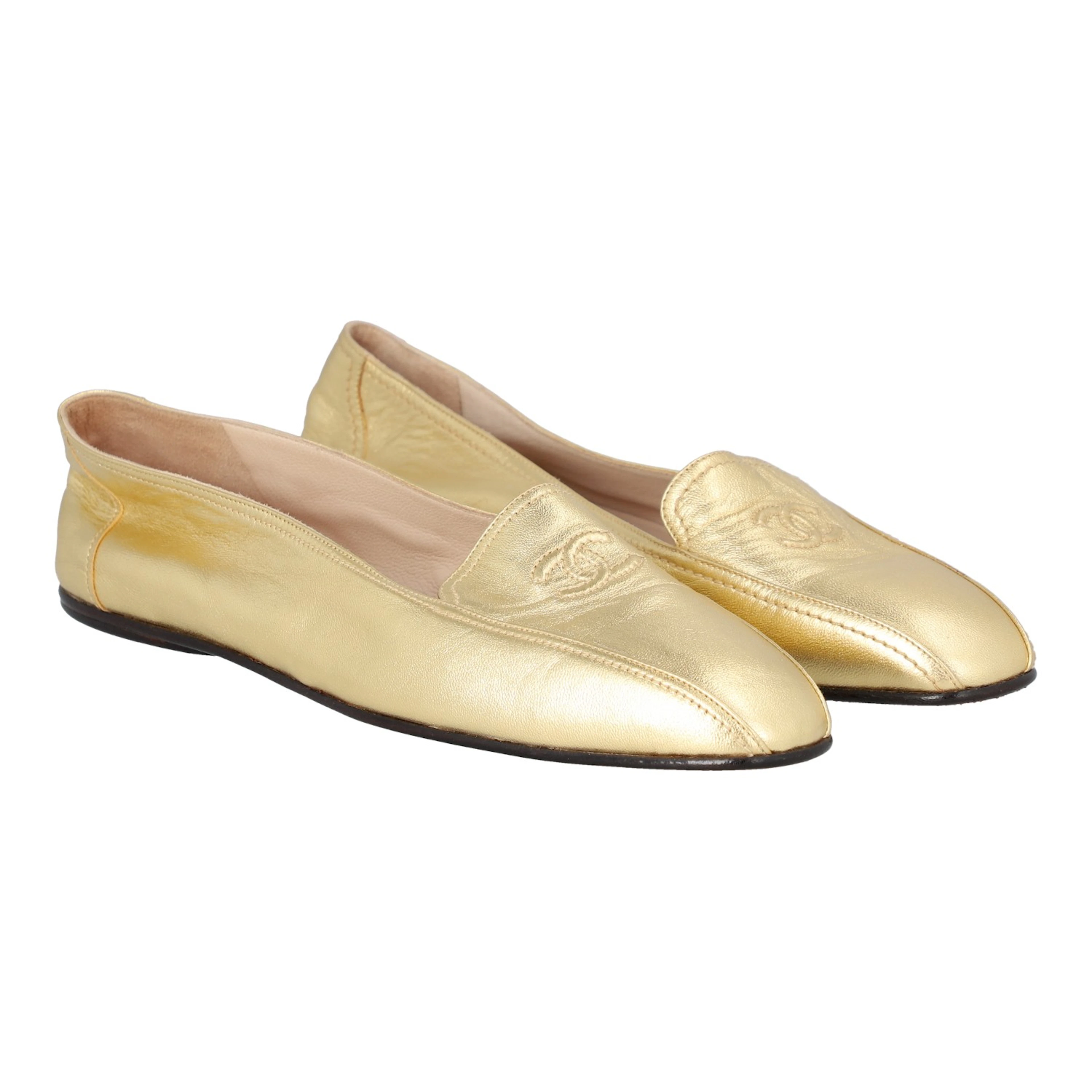CHANEL VINTAGE Loafer, Gr. 39.