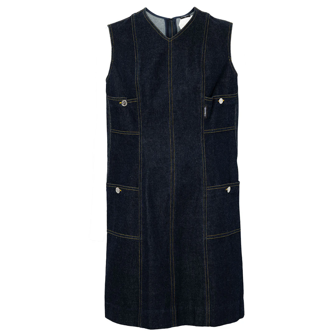 CHANEL BOUTIQUE VINTAGE Kleid, Gr. ca. 38/40, Koll.: P1996.