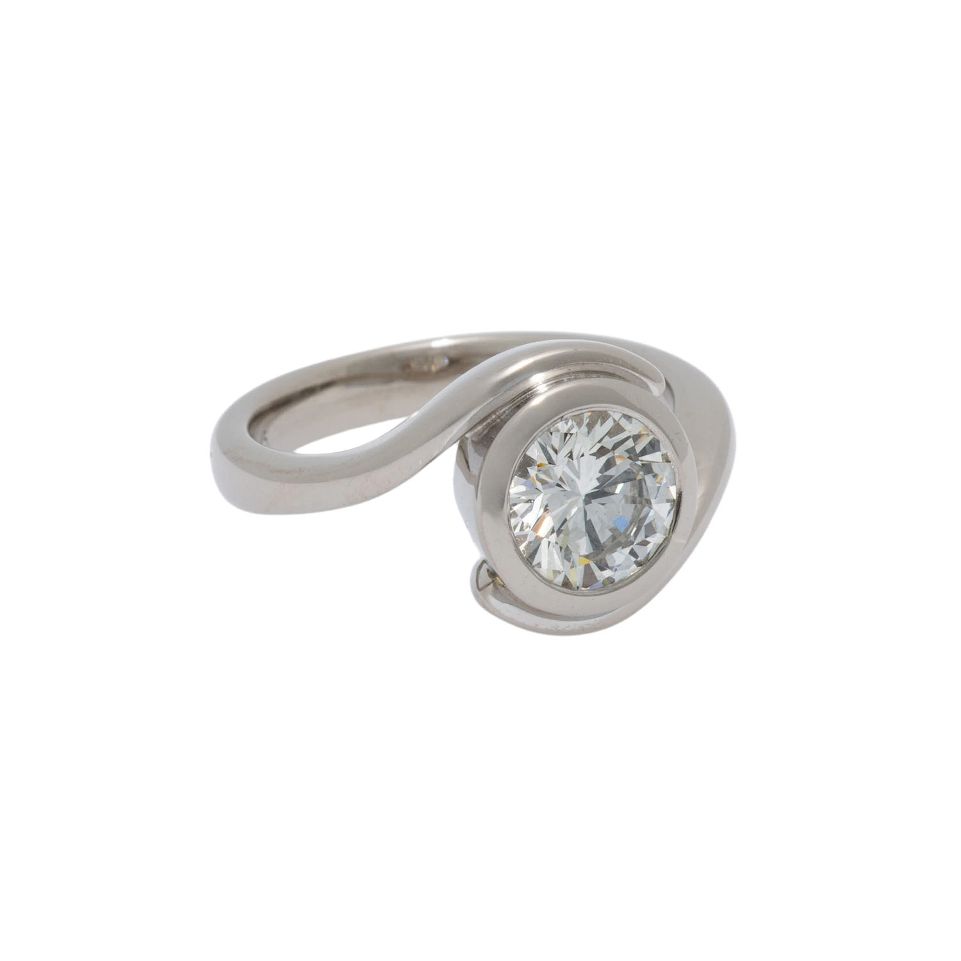 Ring mit Brillant-Solitär von 1,5 ct