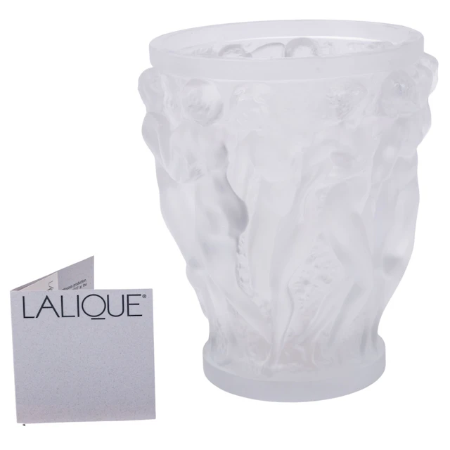 LALIQUE, Große Lalique-Vase "Bacchantes"