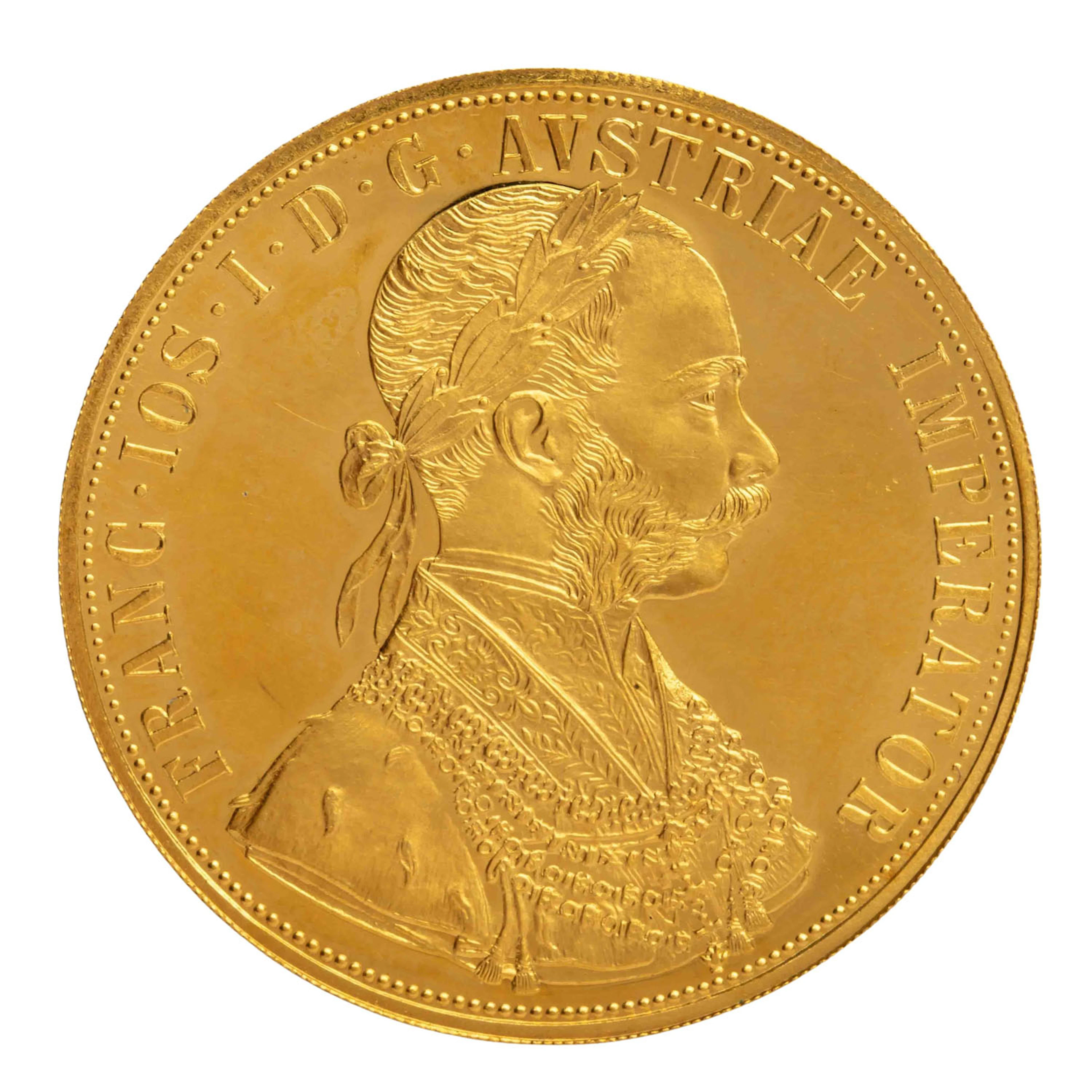 Österreich /GOLD - Franz Josef I. 4 Dukaten 1915/NP