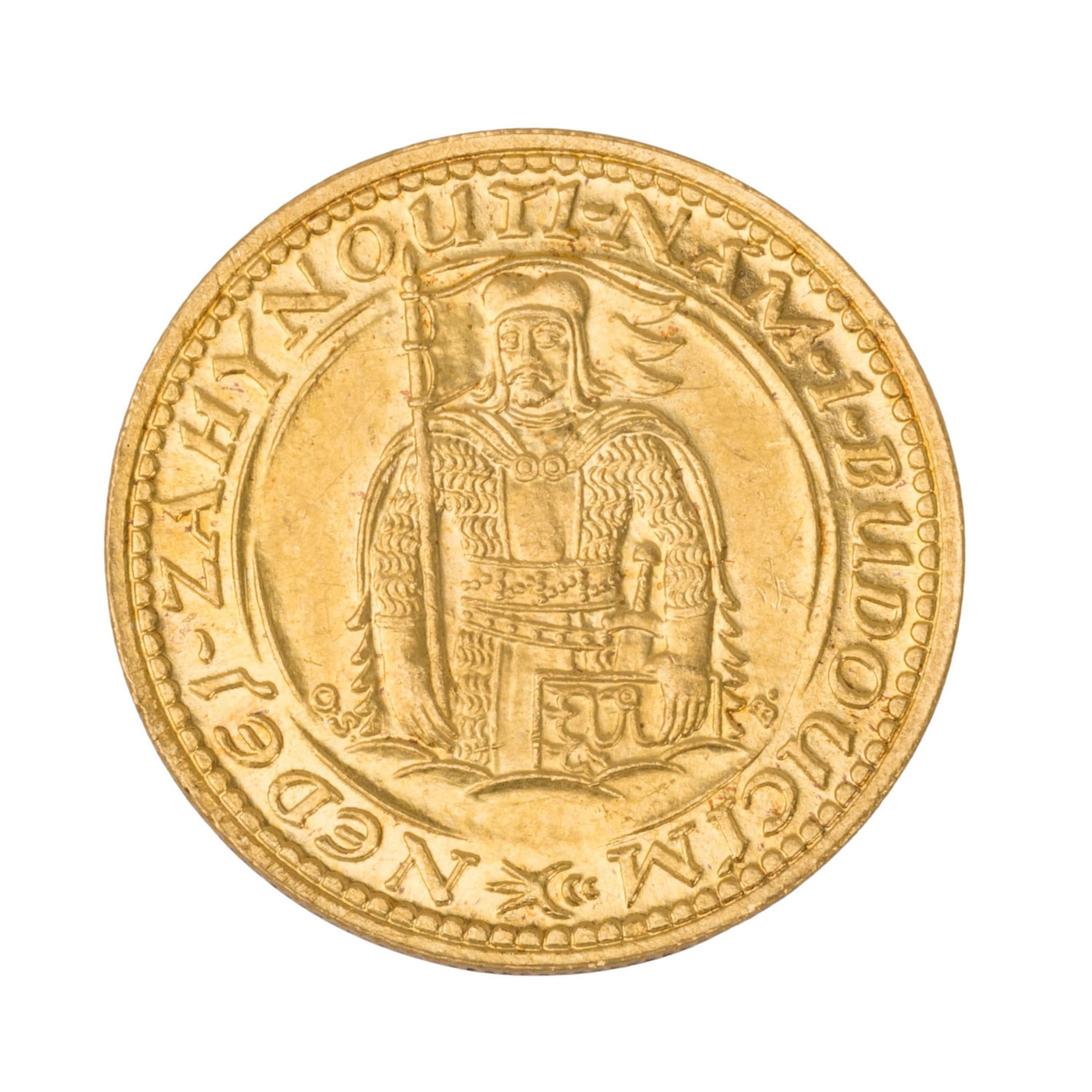 Tschechoslowakei/GOLD - 1 Dukat 1931, Kremnitz. St. Wenzel.