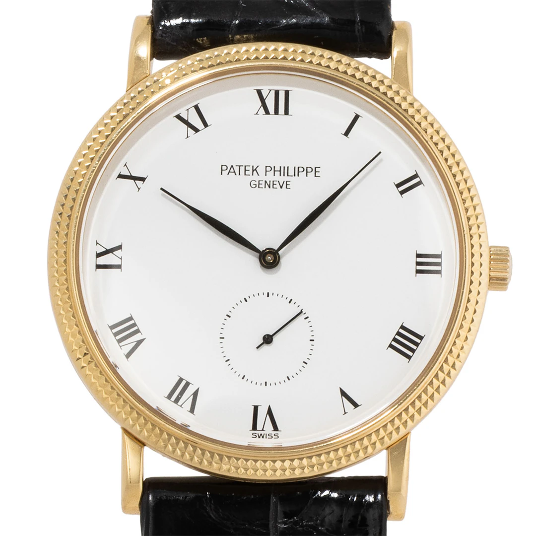 PATEK PHILIPPE Vintage Calatrava "Clous de Paris" Herrenuhr, Ref.