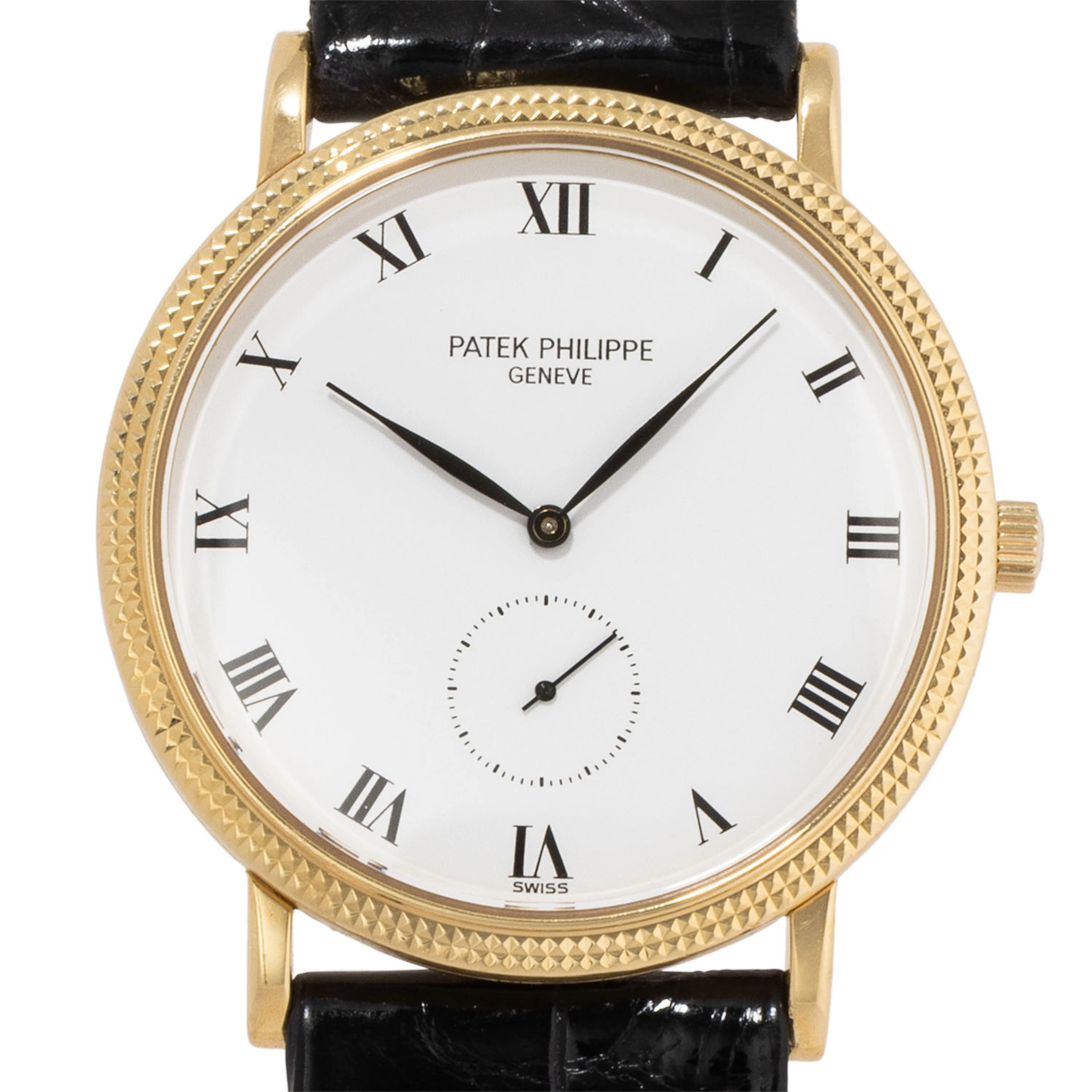 PATEK PHILIPPE Vintage Calatrava "Clous de Paris" Herrenuhr, Ref.