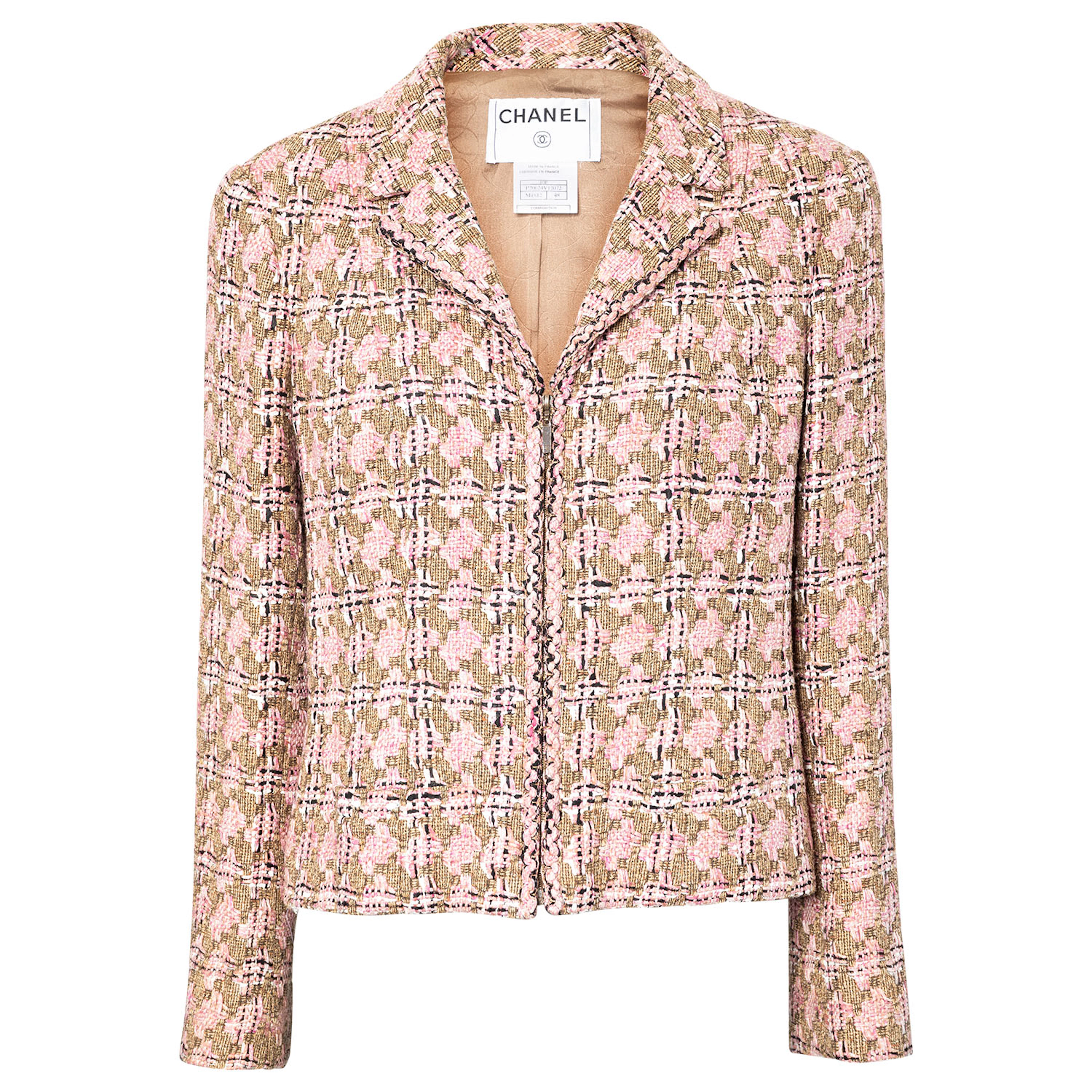 CHANEL BOUTIQUE VINTAGE Jacke, Gr. ca. 40 (fr. 42), Koll.: P2003.