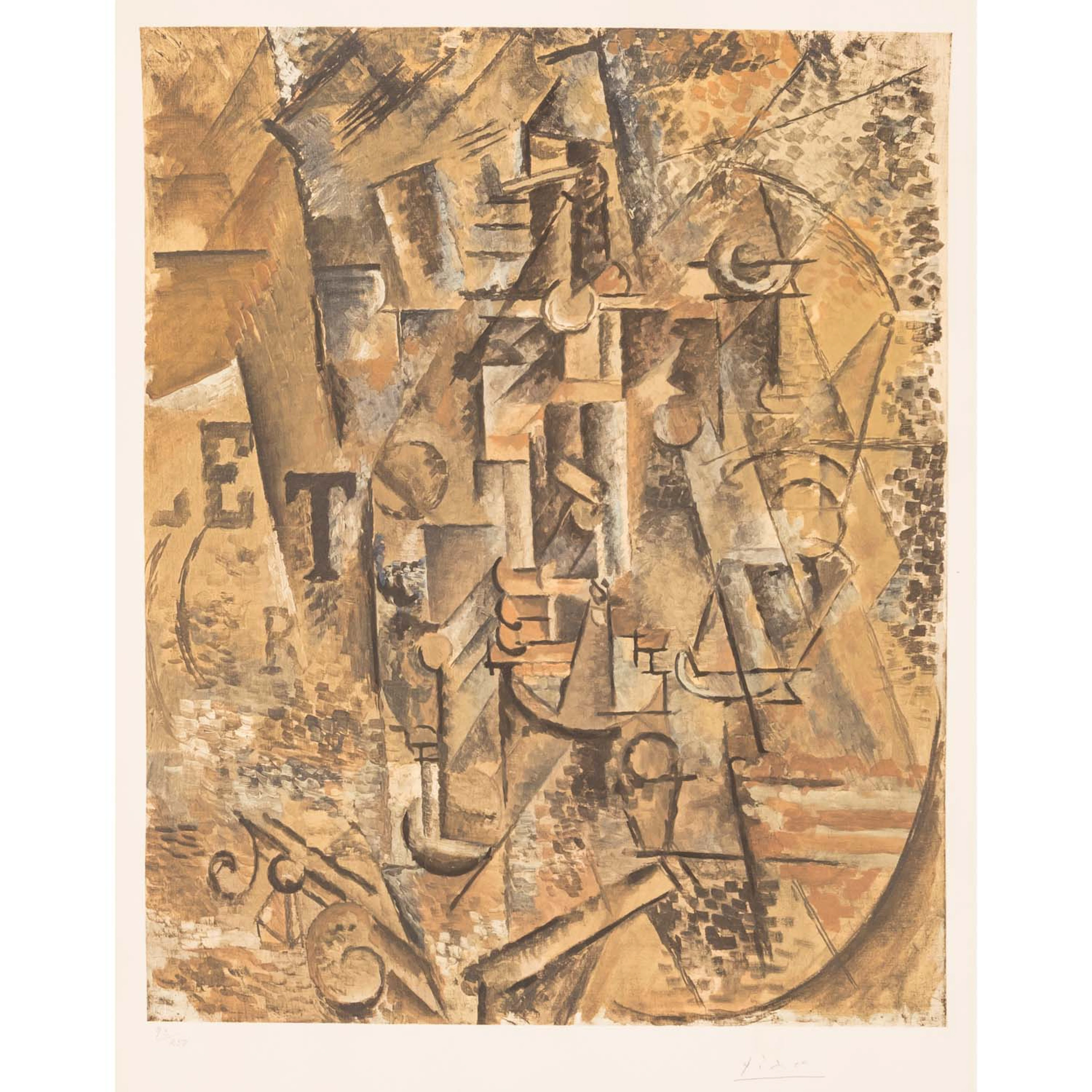 PICASSO, Pablo, NACH (P.P.: 1881-1973), "La Bouteille de Rhum"
