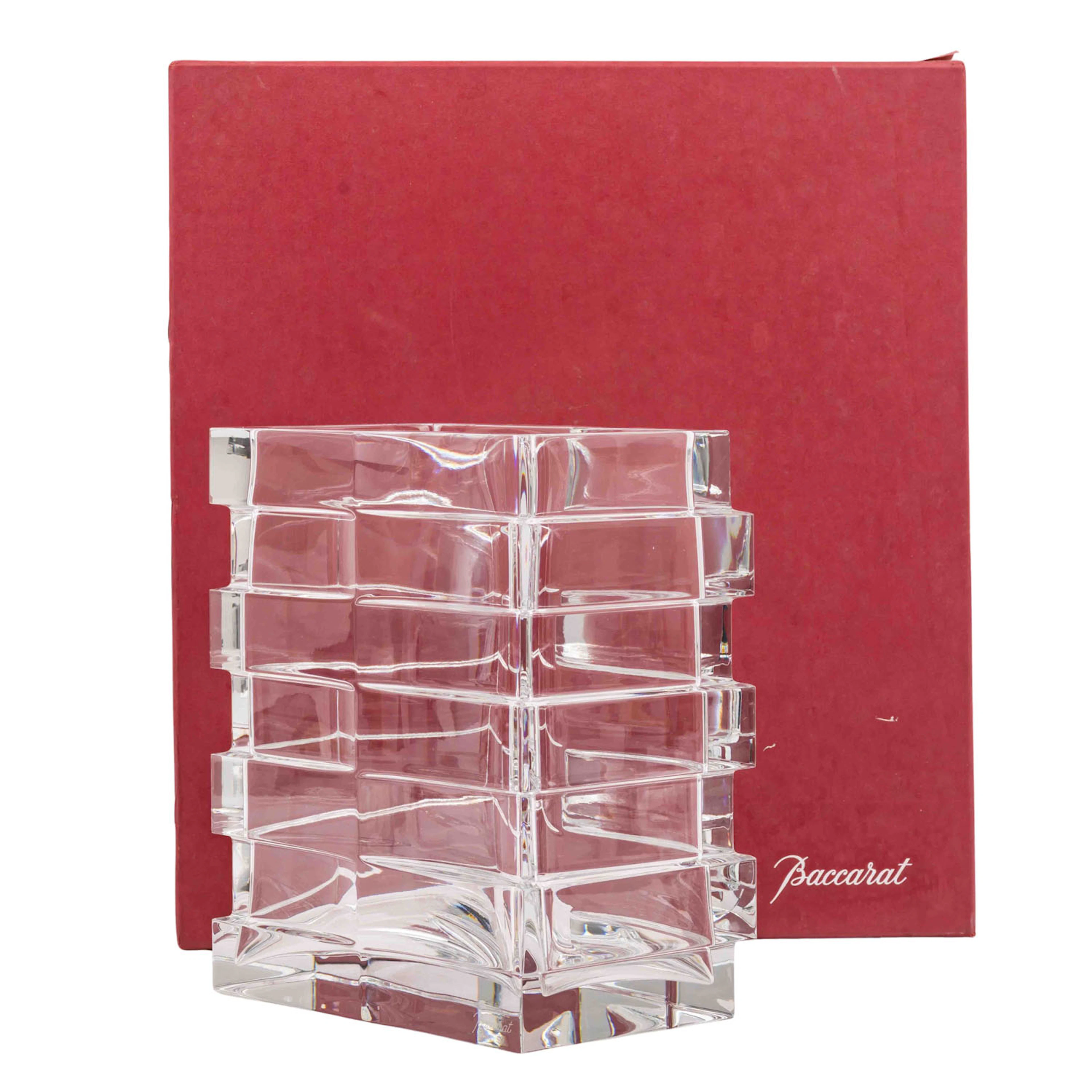 BACCARAT Vase 'Calandre', um 1984.