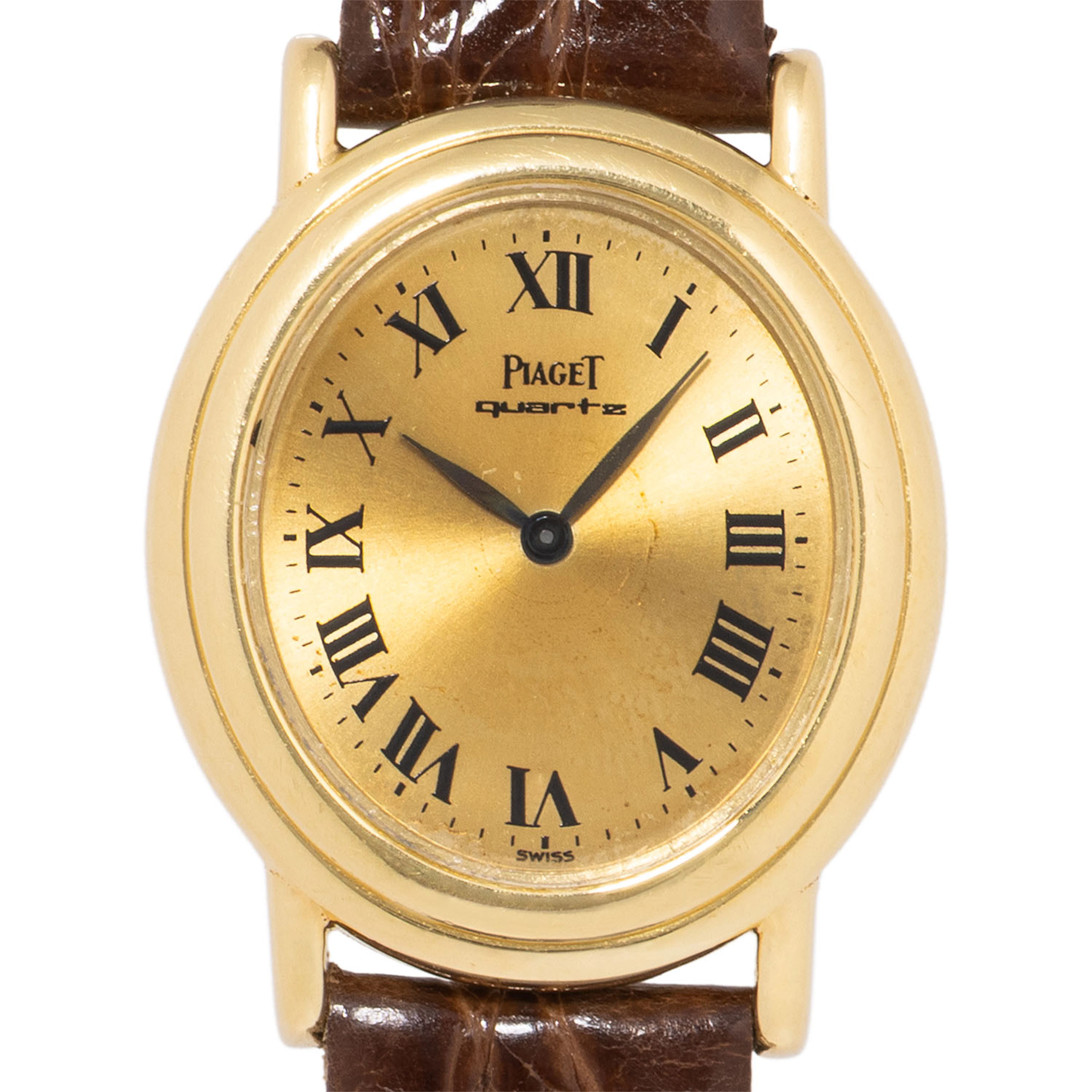 PIAGET Ellipse Damenuhr, Ref. 7358 mit Box und Papieren, 1978.