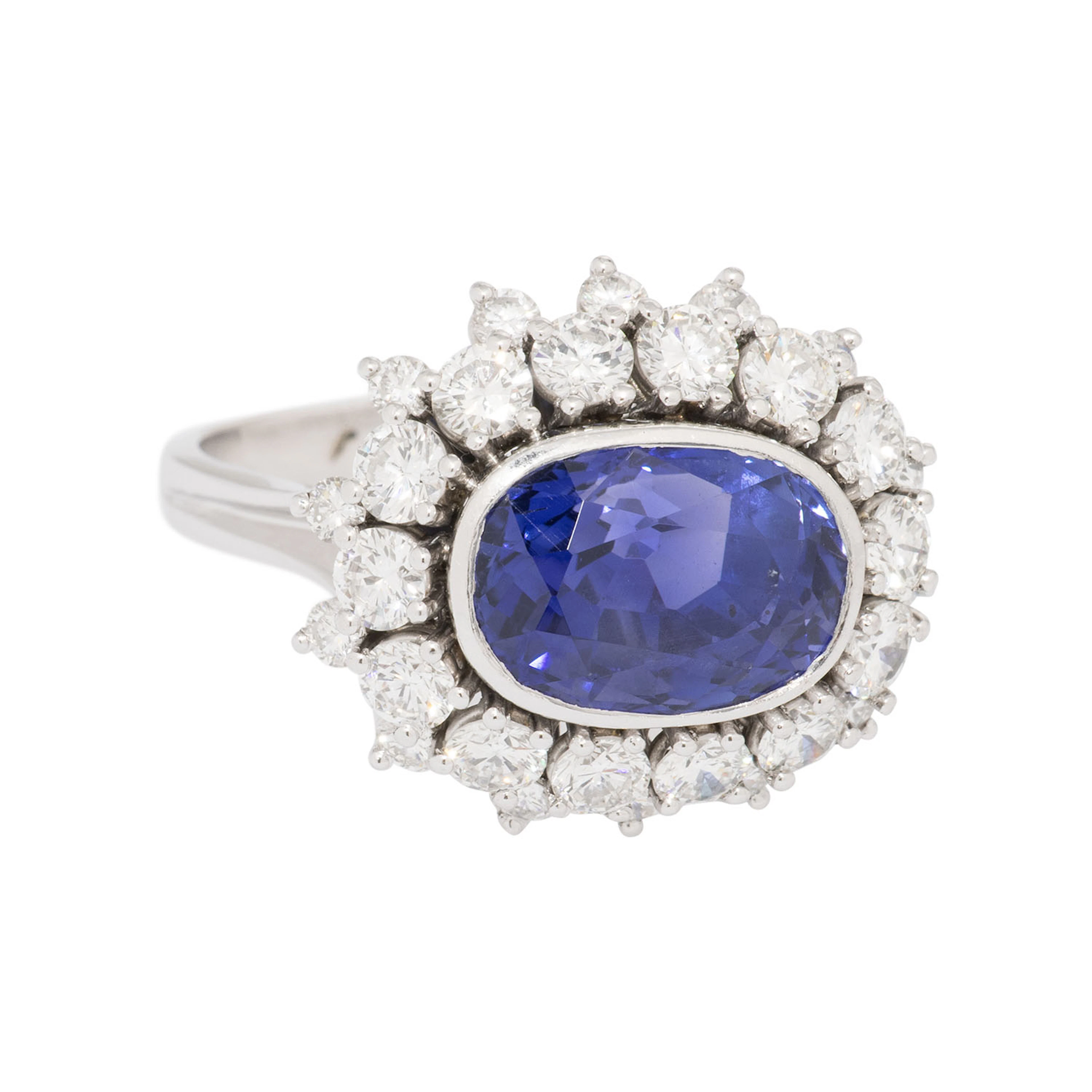 THEODOR HEIDEN Ring mit seltenem farbwechselndem Saphir