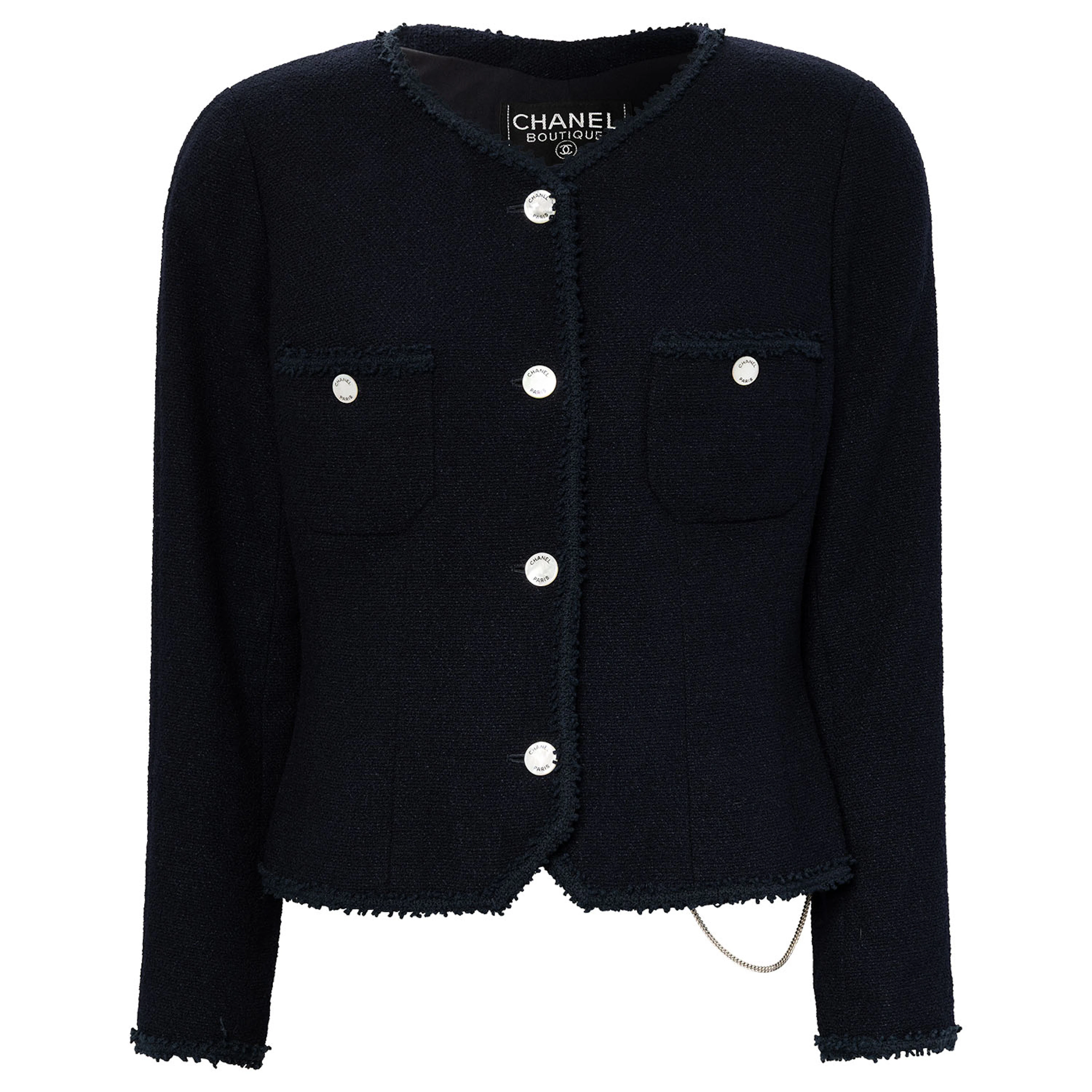 CHANEL BOUTIQUE VINTAGE Jacke, Gr. ca. 38/40, Koll.: P1997.