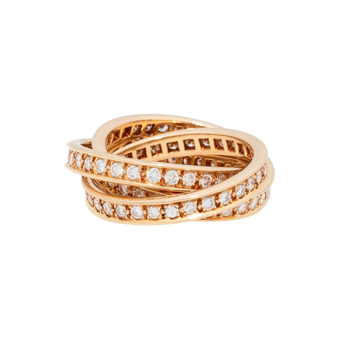 CARTIER Ring "Trinity" mit Brillanten zus. ca. 1,2 ct