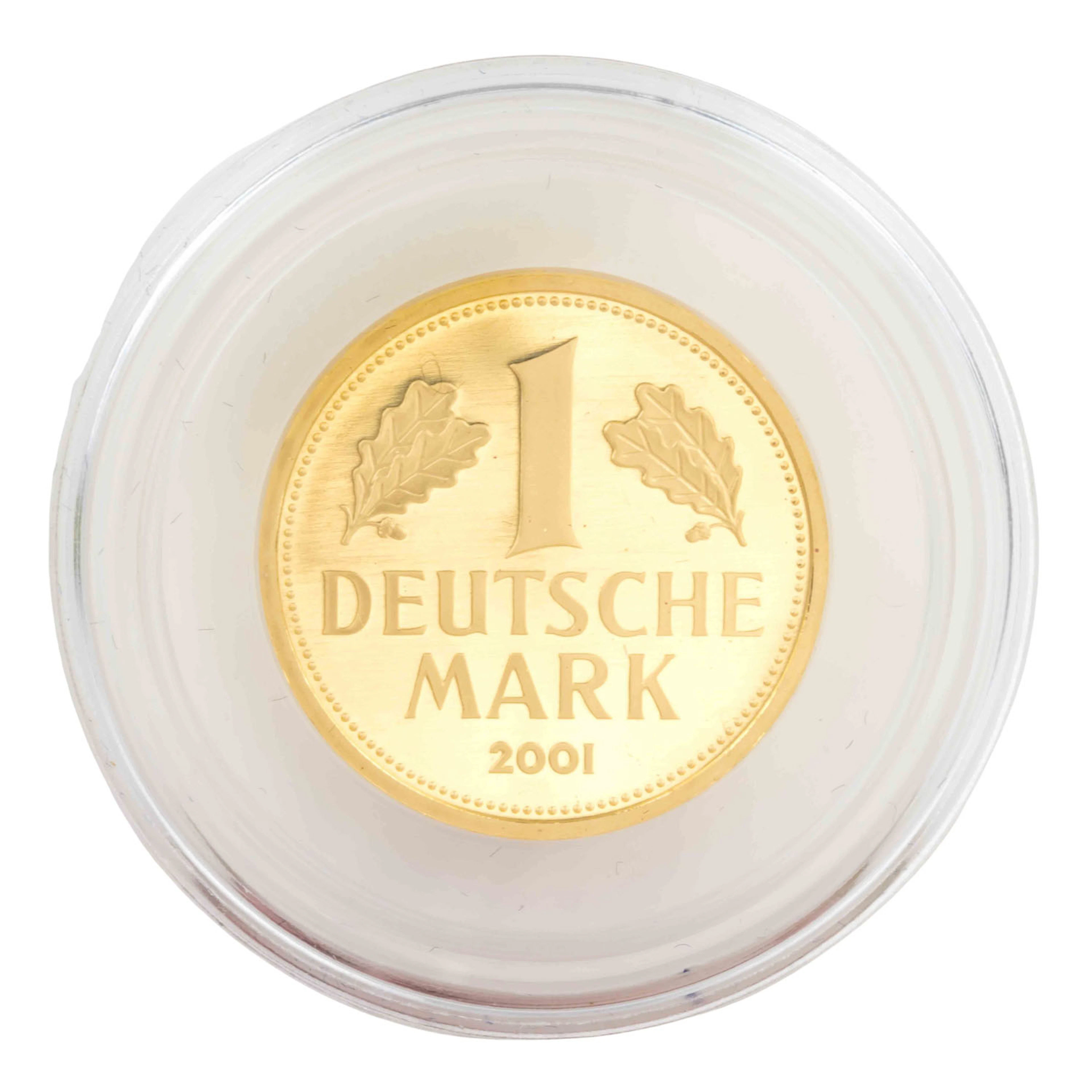 BRD/GOLD 1 Deutsche Mark 2001/A