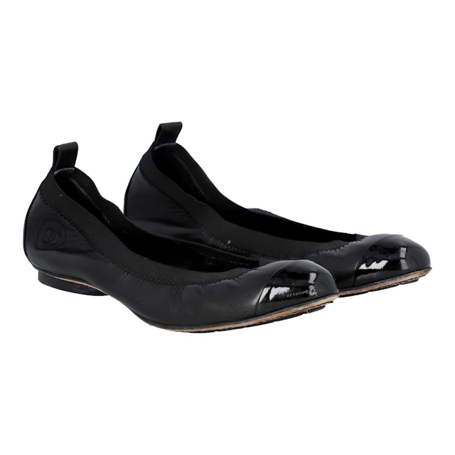 CHANEL VINTAGE Ballerinas, Gr. 38.