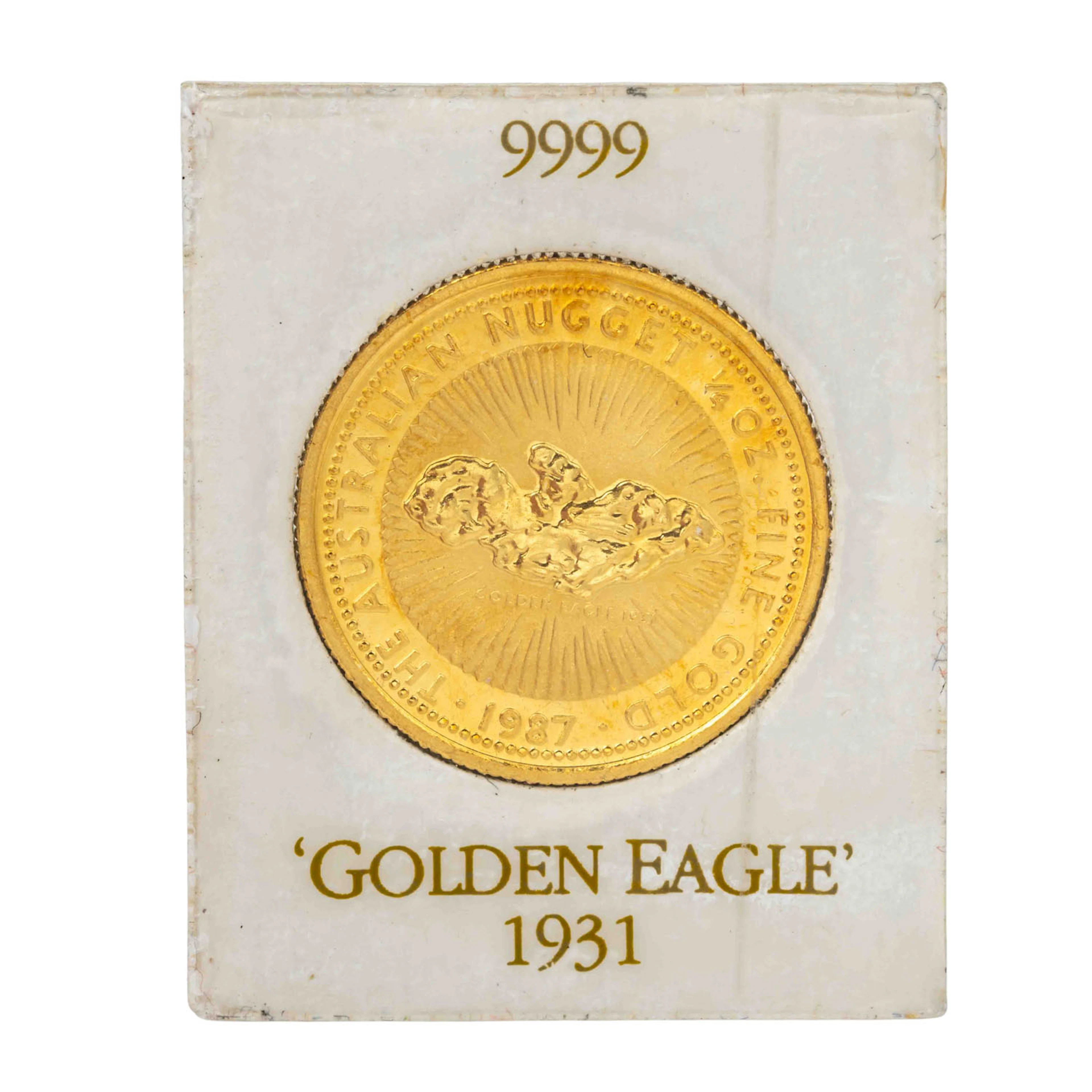 Australien /GOLD - 1/4 Unze Australian Nugget 1987