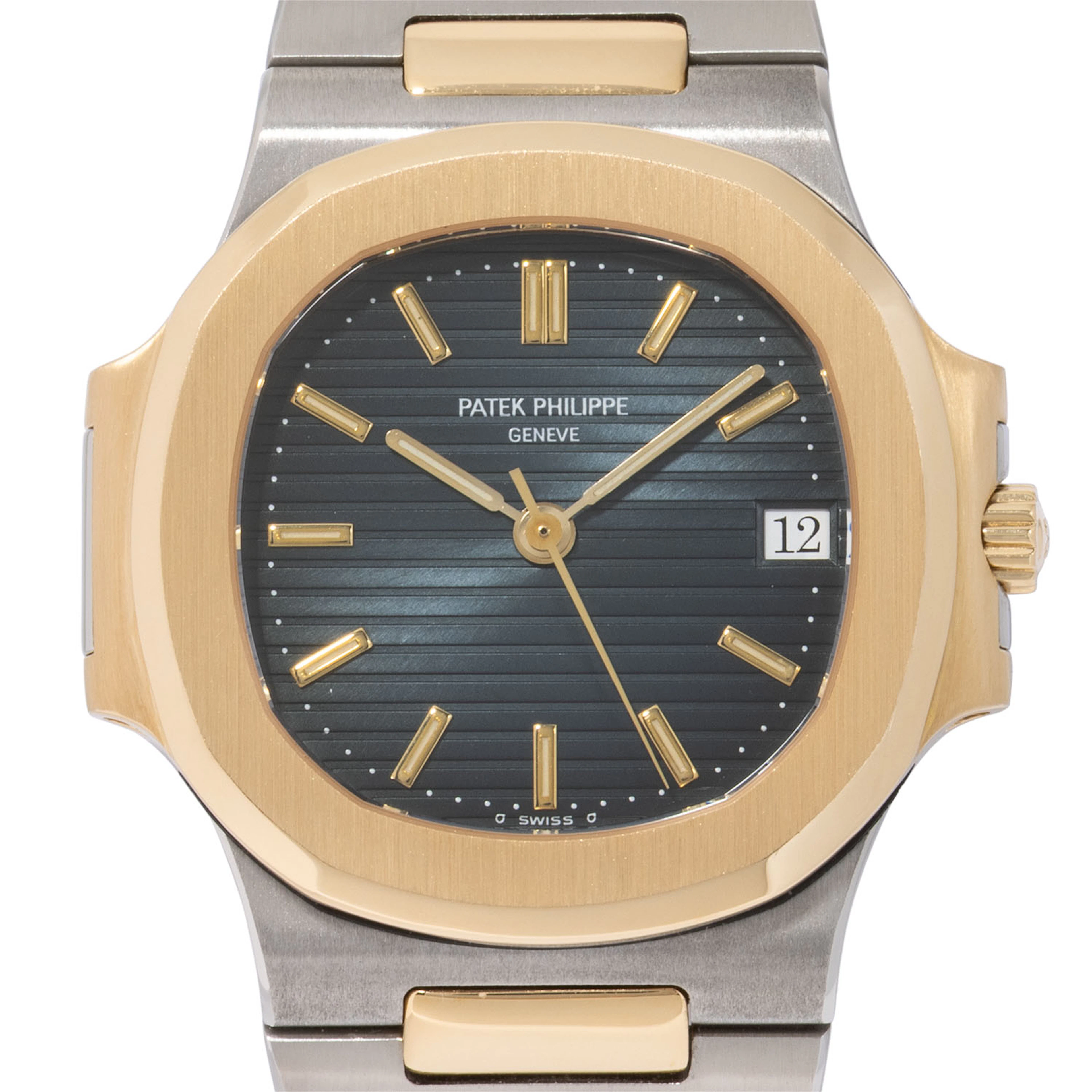 PATEK PHILIPPE Vintage Nautilus Herrenuhr, Ref. 3800/1JA-001. Ca. 1980er Jahre.