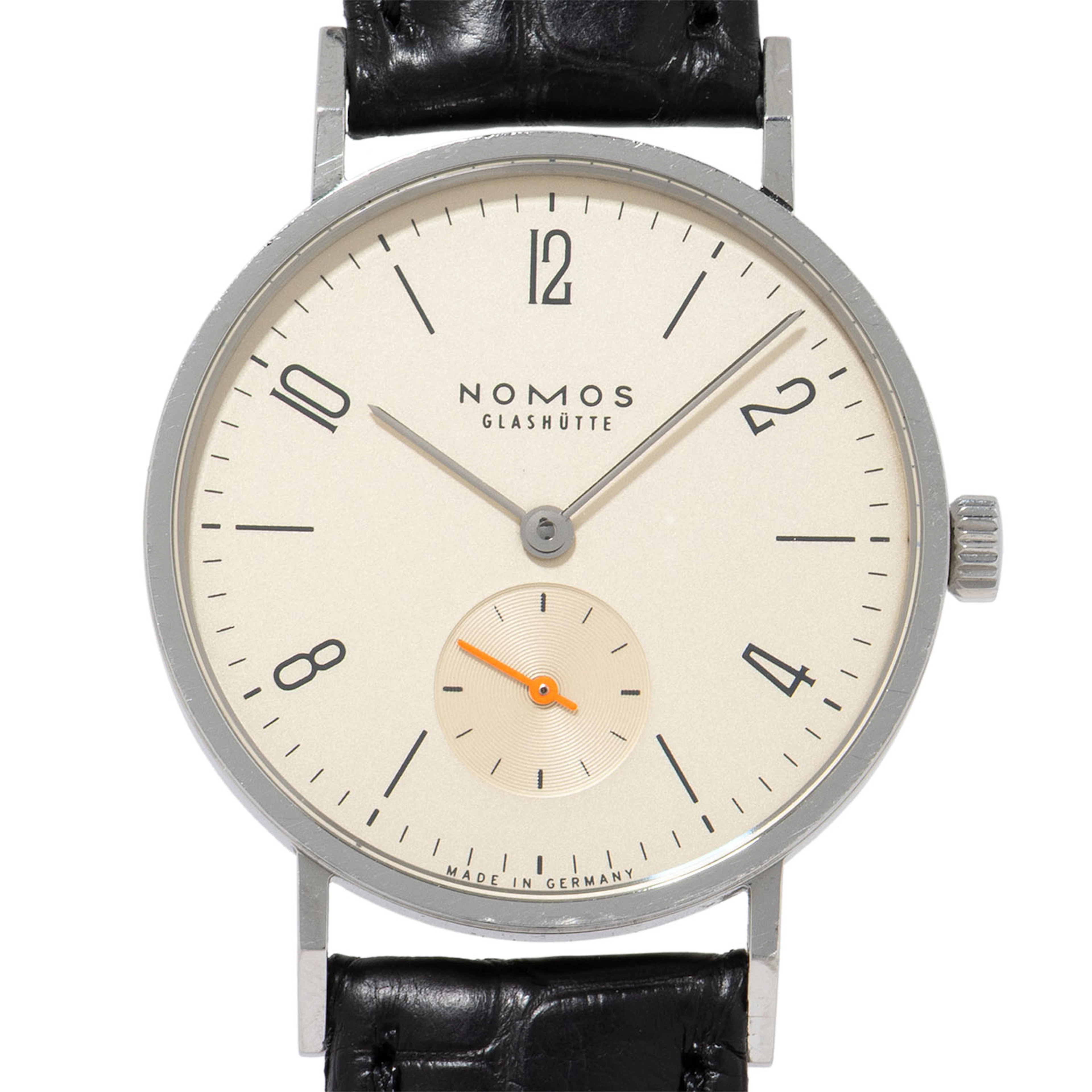 NOMOS Tangente 33 "Champagne" Ref. 151 mit Box und Papieren, 2023.