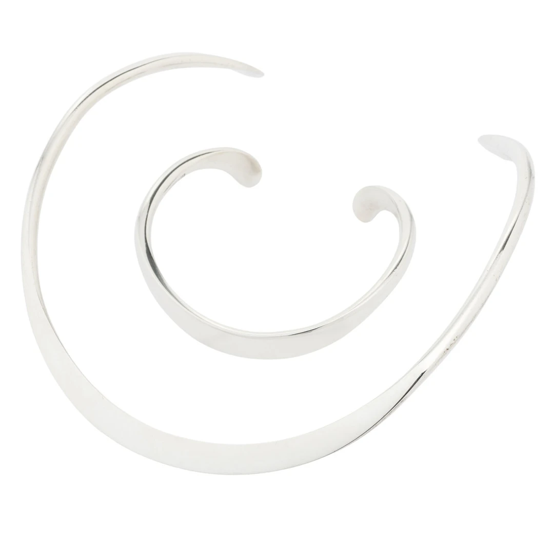 GEORG JENSEN Schmuckset aus Hals- und Armreif