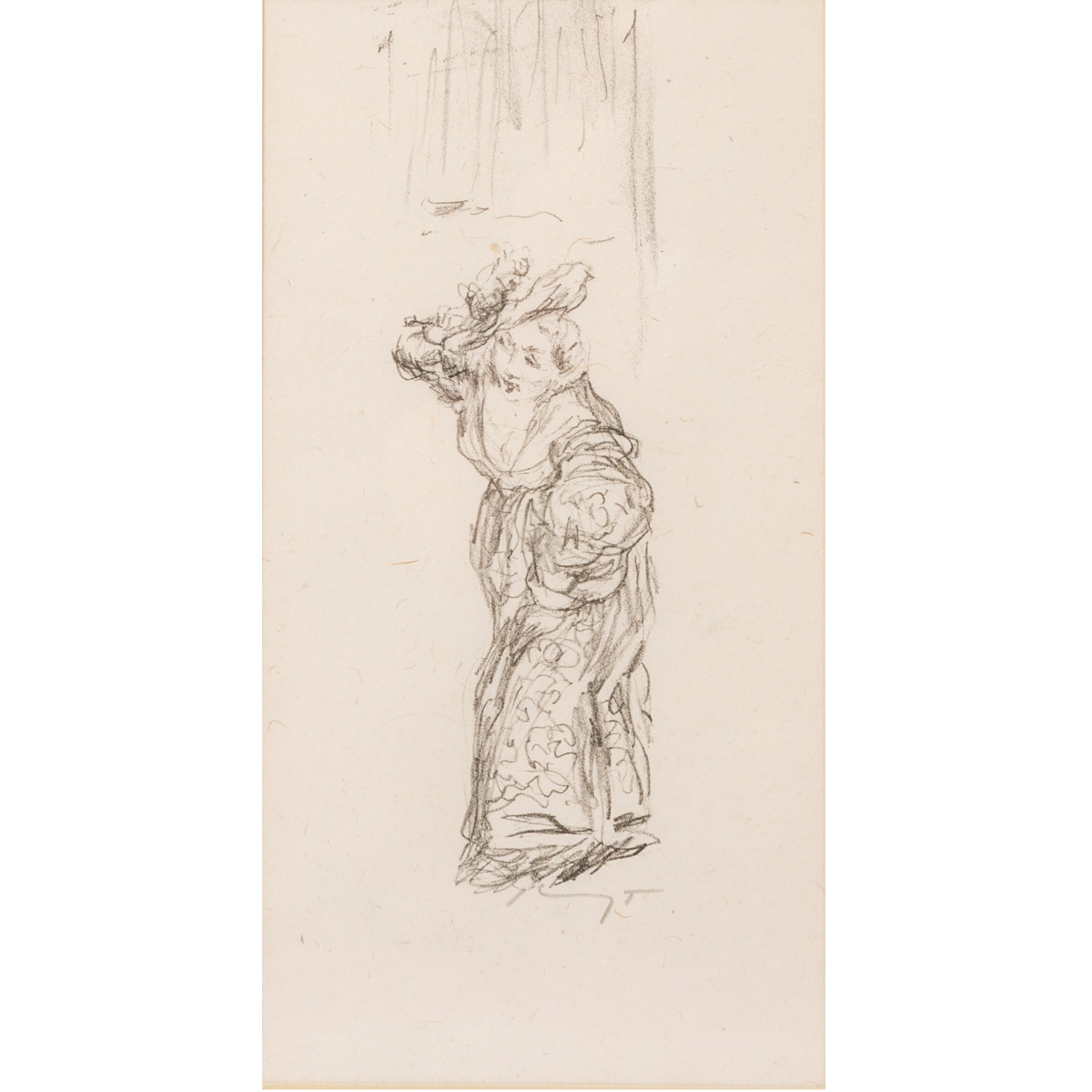 SLEVOGT, MAX (1868-1932), Bildnis einer mondän gekleideten Dame mit