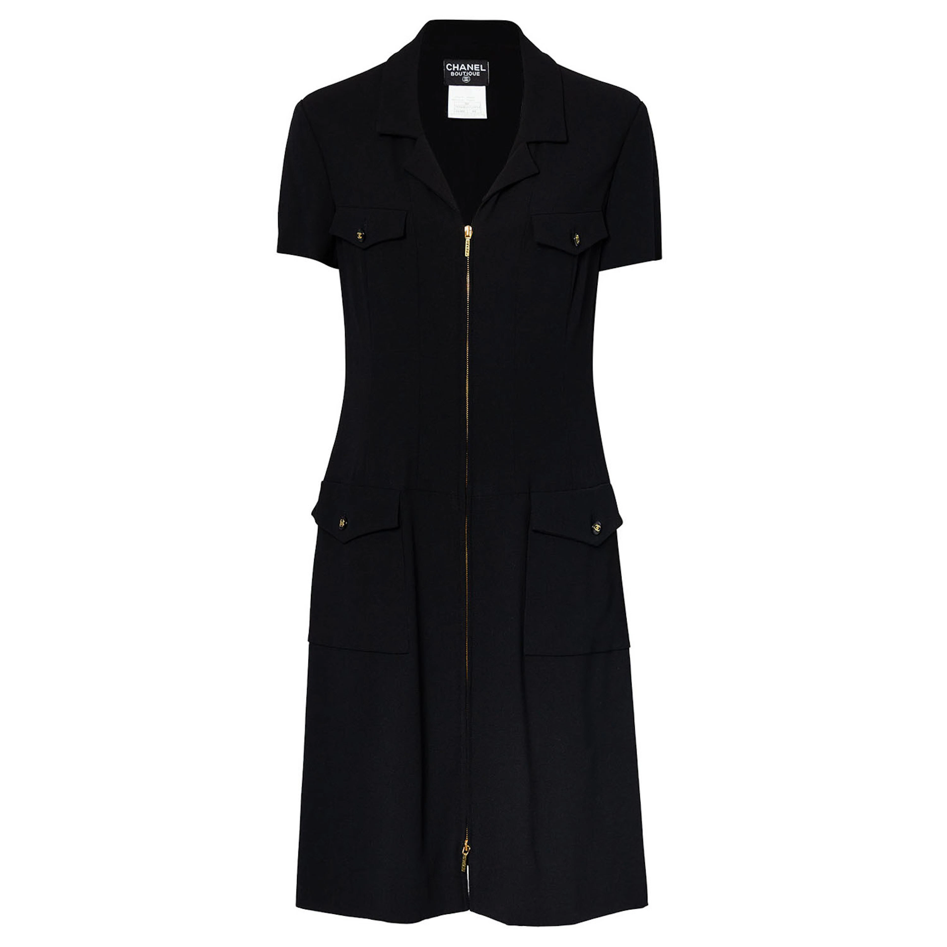CHANEL BOUTIQUE VINTAGE Kleid, Gr. ca. 38, Koll.: P 1995.