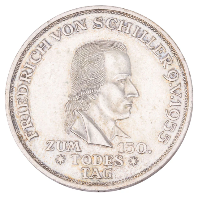 BRD/SILBER 5DM 1955/F "Schiller"
