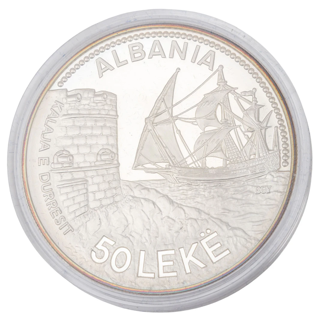 Albanien/SILBER – 50 Lekë 1987